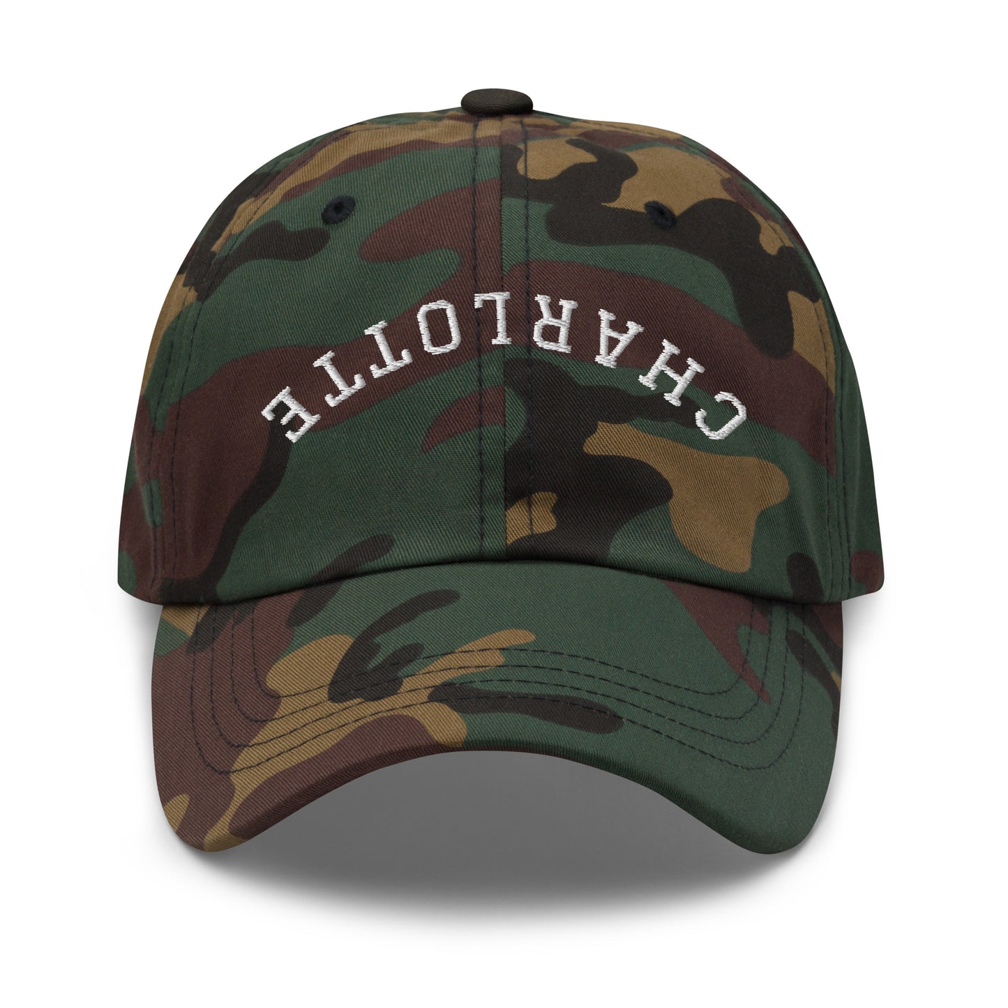 Charlotte Upside Down Arch Dad Hat