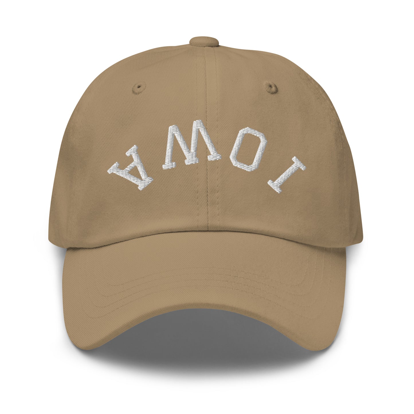 Iowa Upside Down Arch Dad Hat