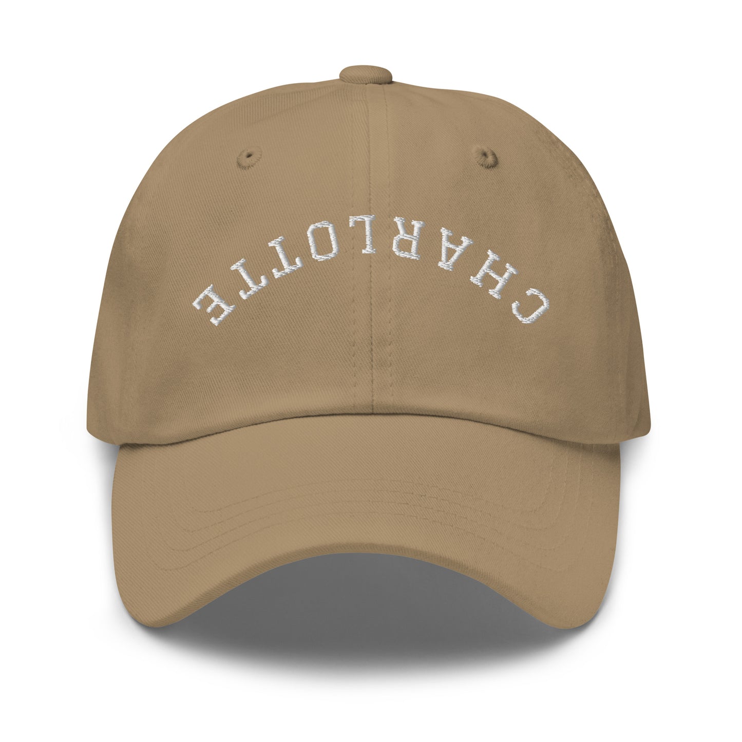 Charlotte Upside Down Arch Dad Hat