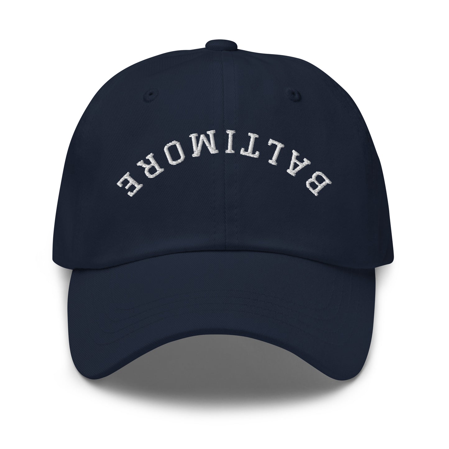 Baltimore Upside Down Arch Dad Hat