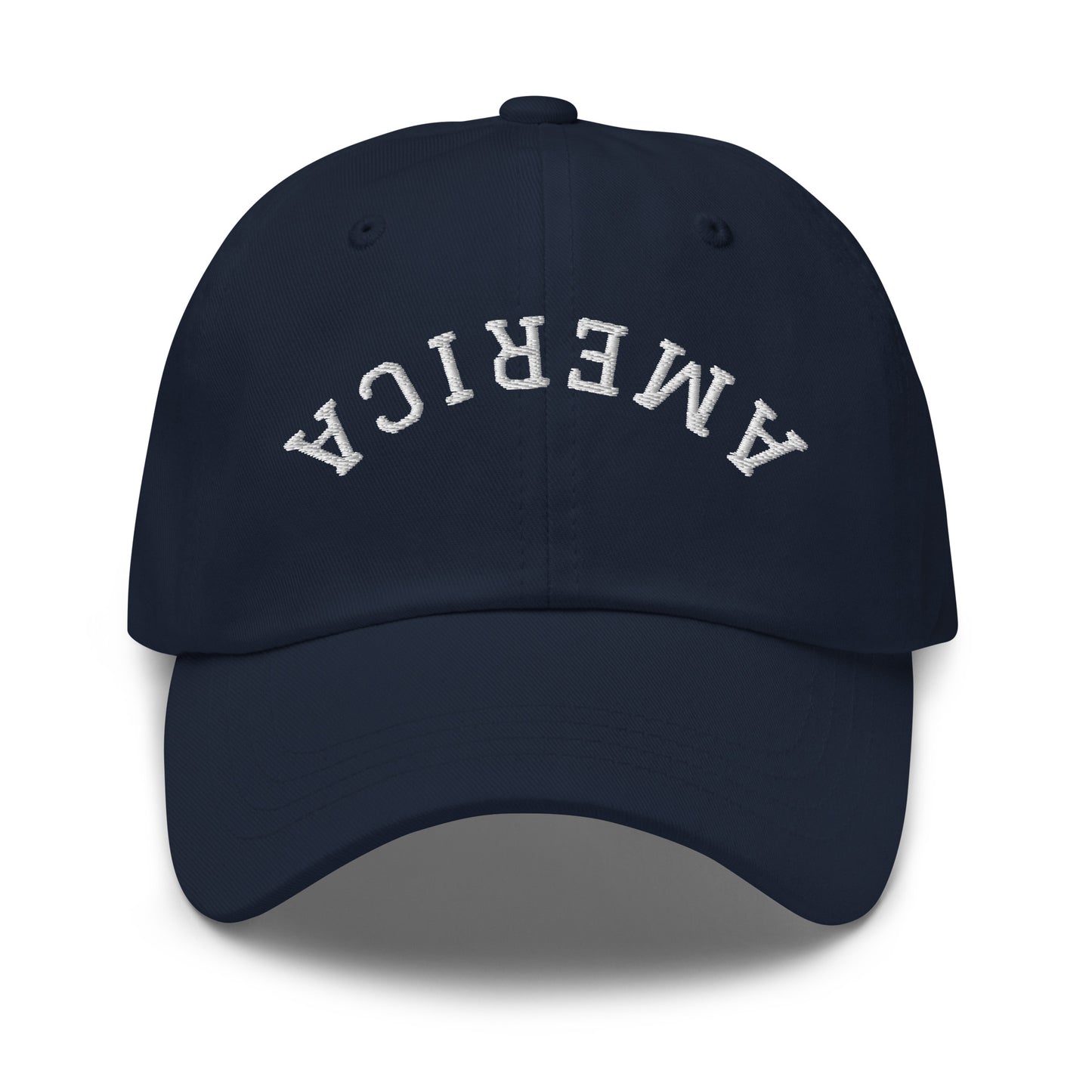 United States USA "America" Upside Down Arch Dad Hat