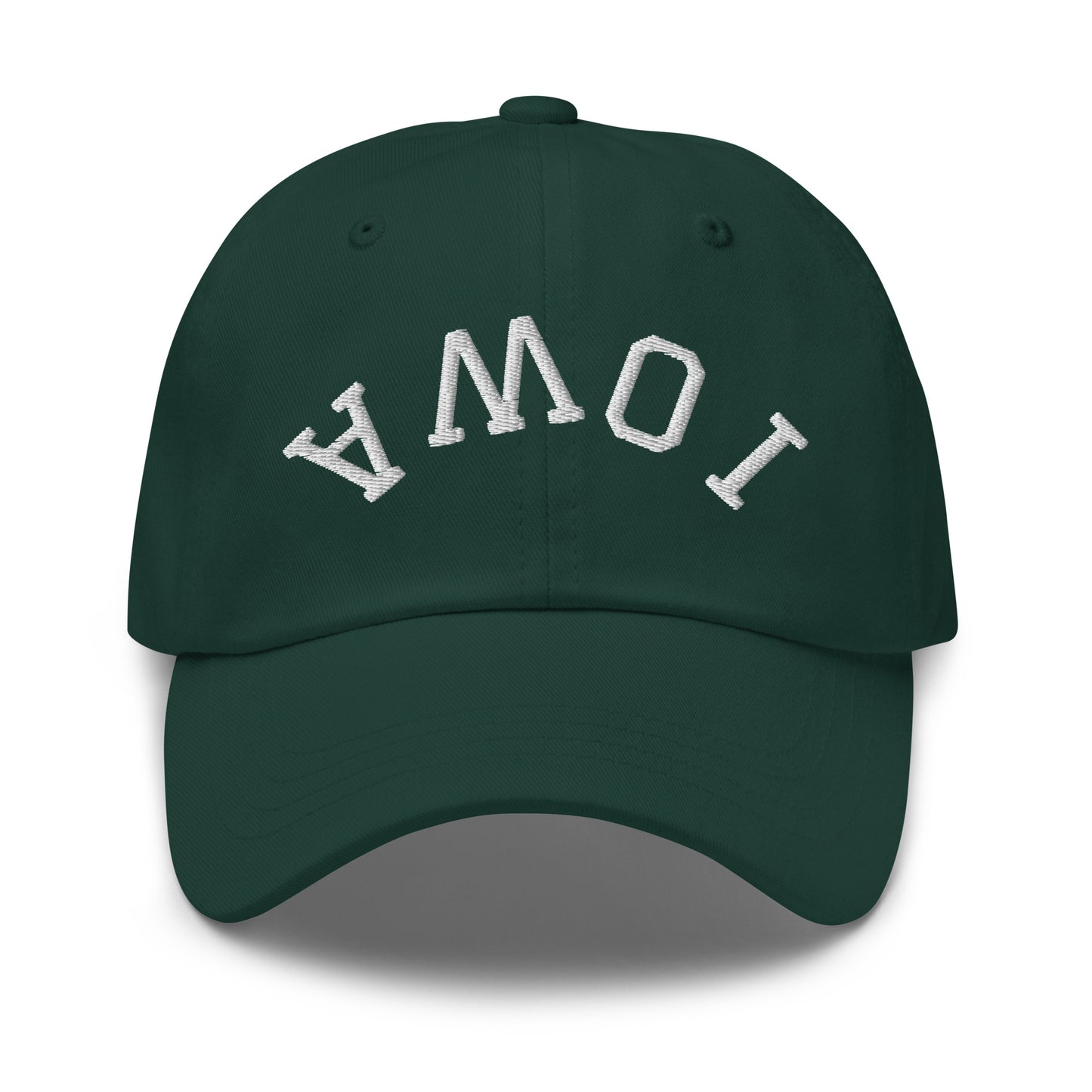 Iowa Upside Down Arch Dad Hat
