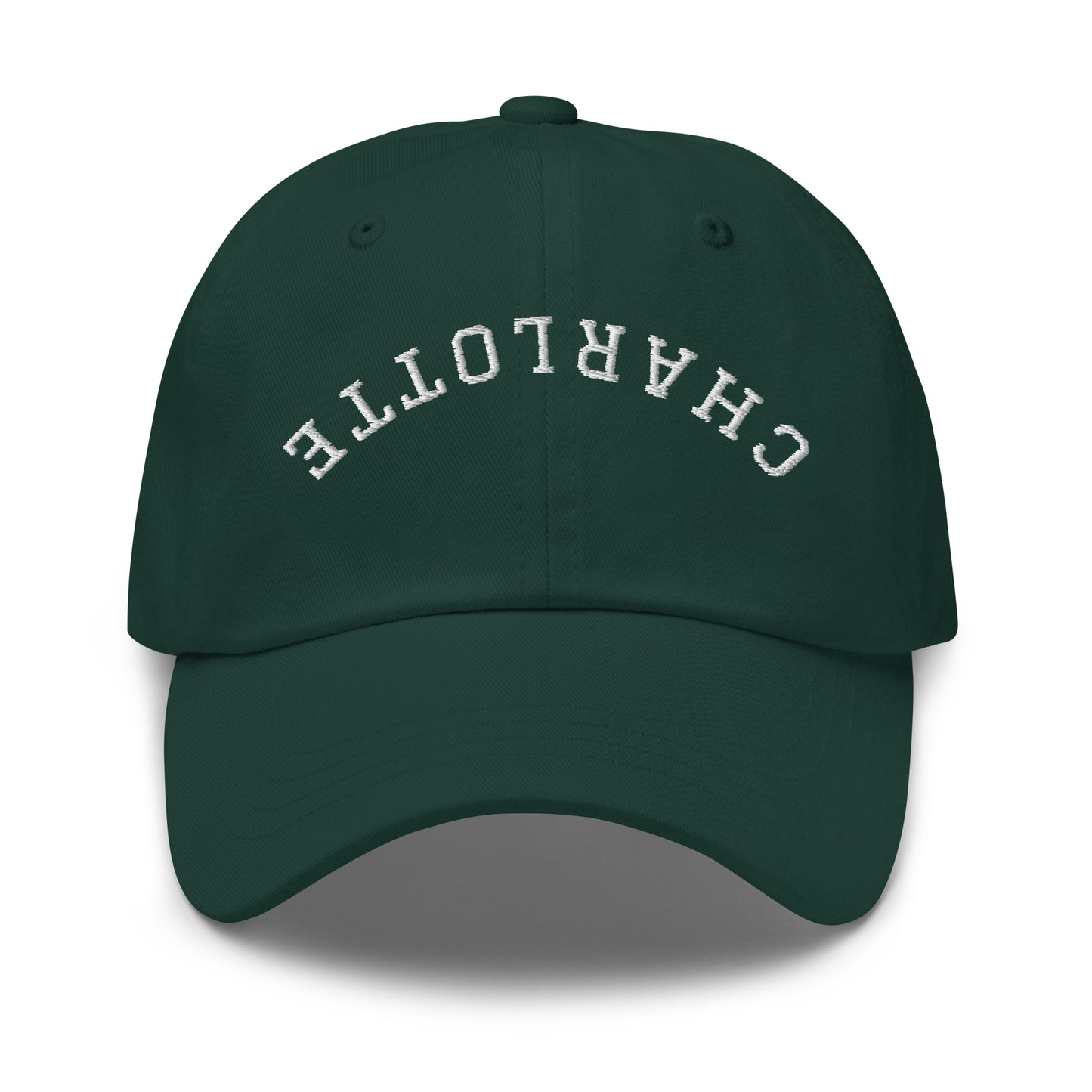 Charlotte Upside Down Arch Dad Hat
