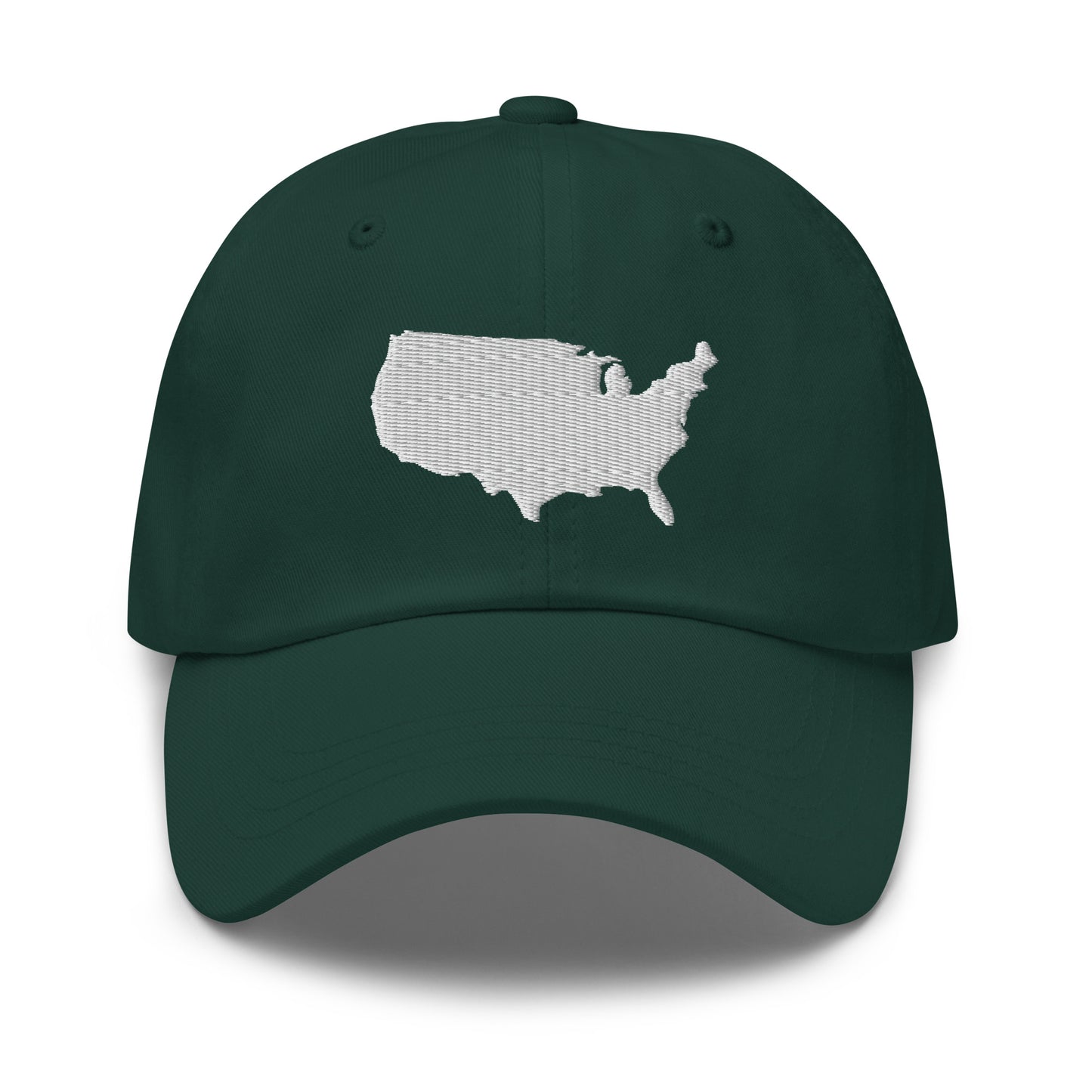 United States USA Silhouette Dad Hat