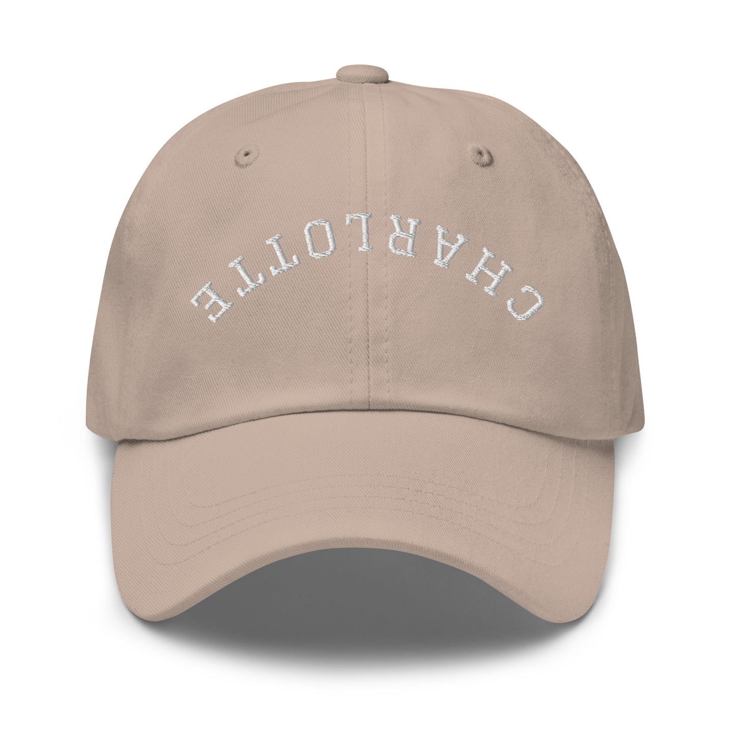 Charlotte Upside Down Arch Dad Hat