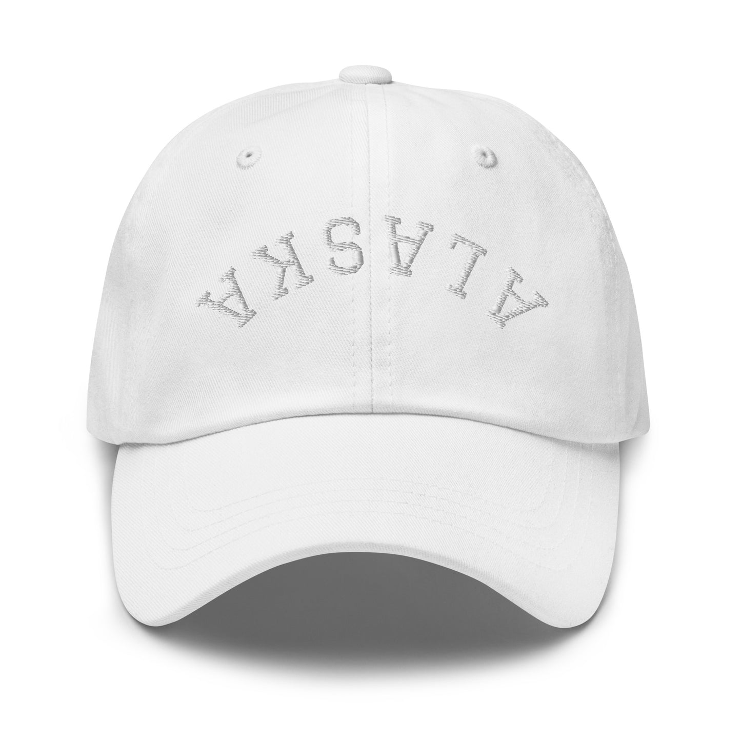 Alaska Upside Down Arch Dad Hat