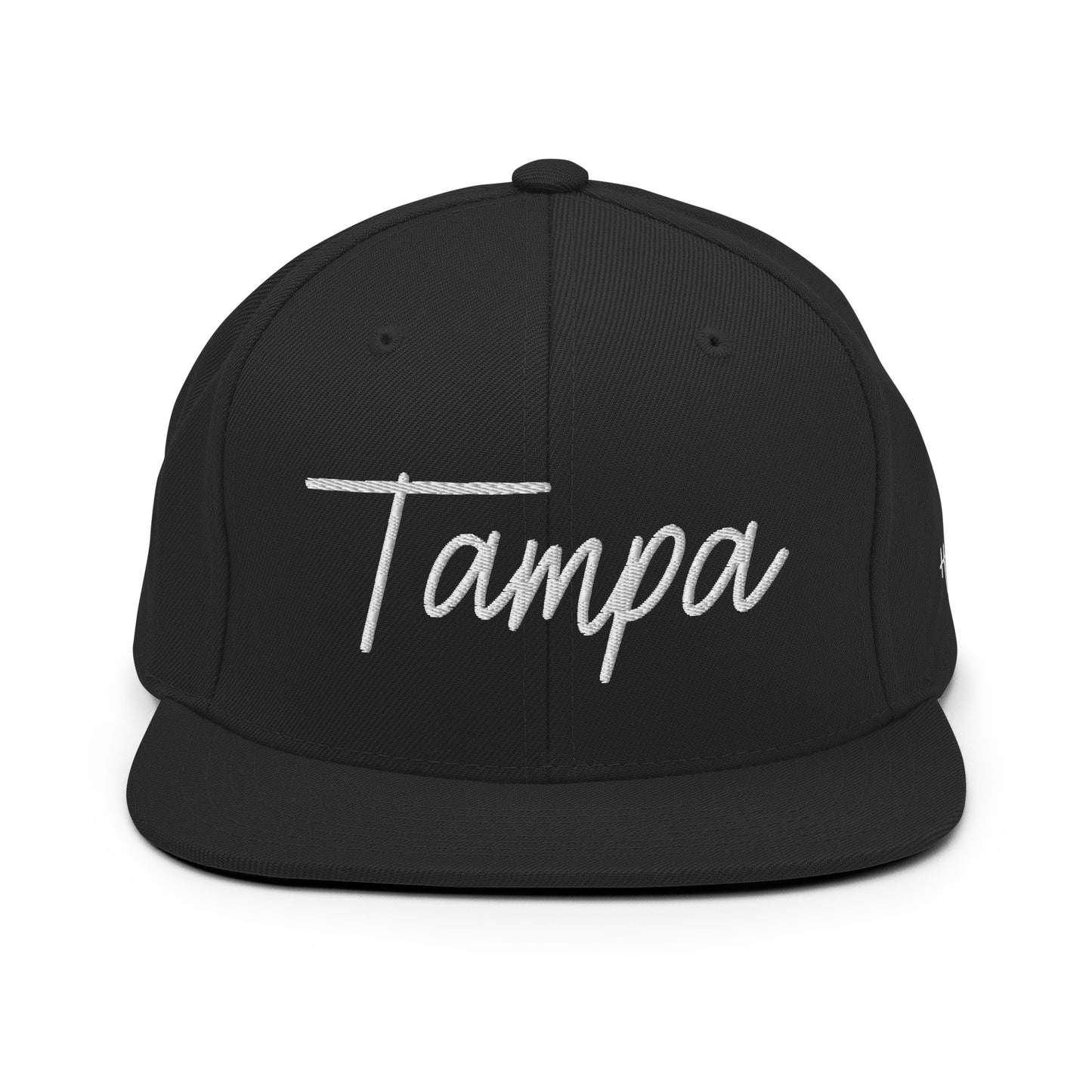 Tampa Retro Script 6 Panel Snapback Hat
