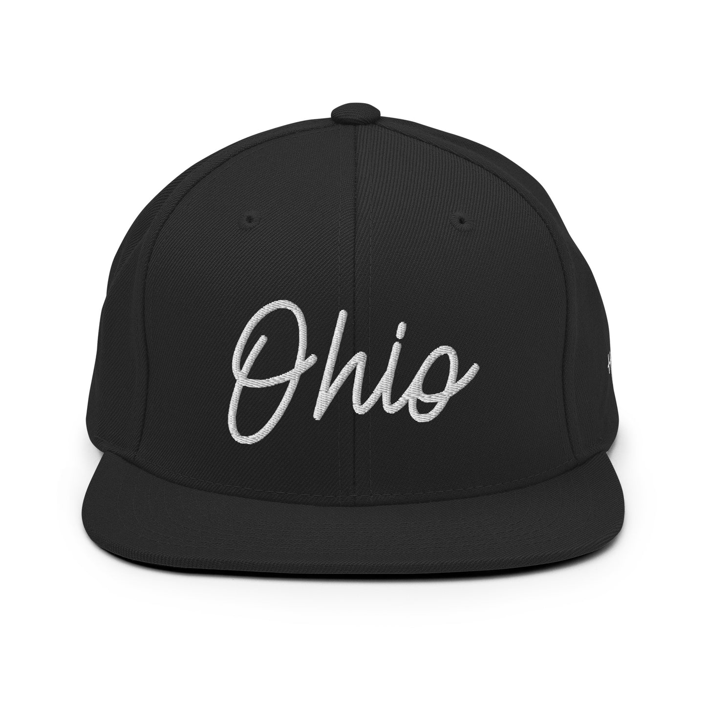 Ohio Retro Script 6 Panel Snapback Hat