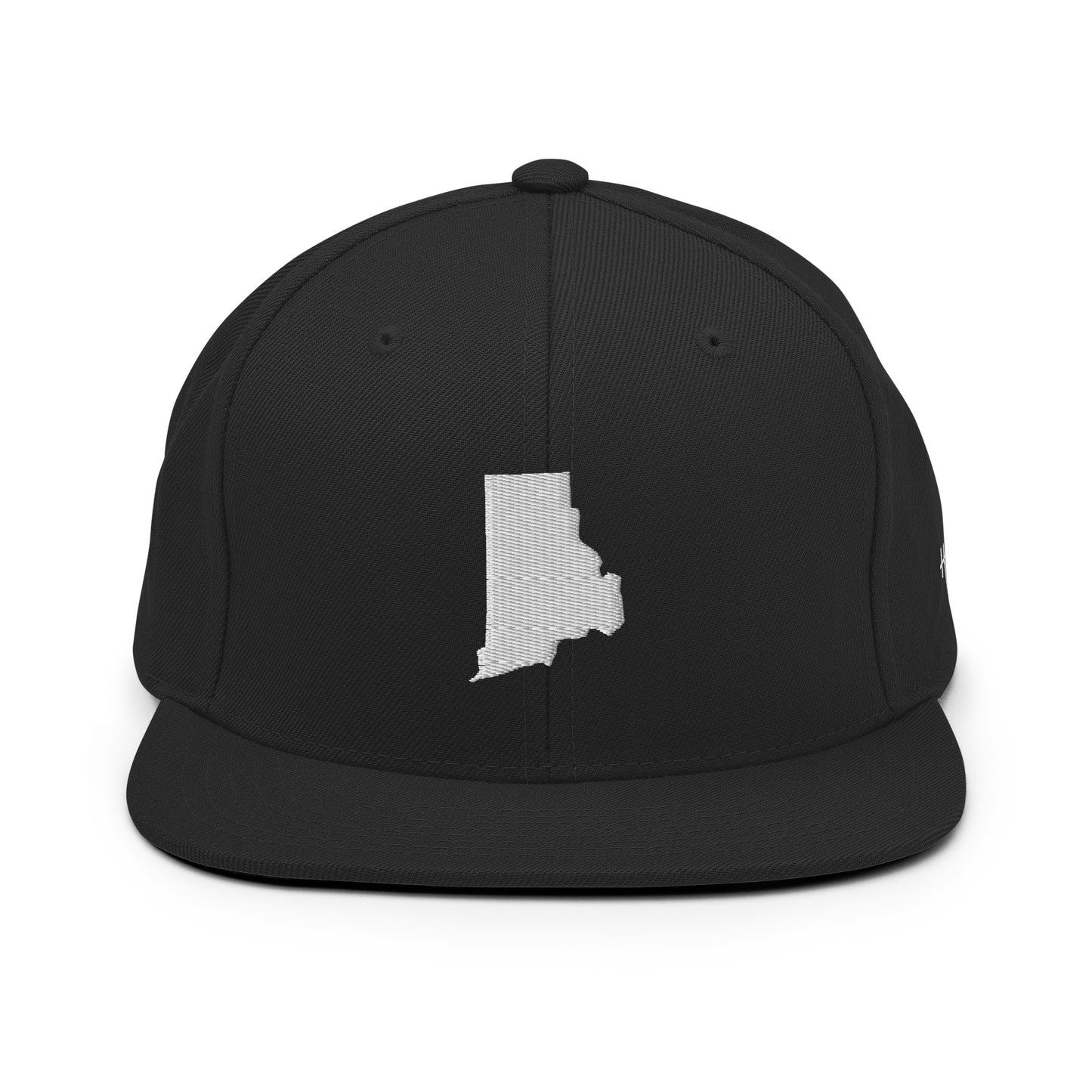 Rhode Island State Silhouette 6 Panel Snapback Hat