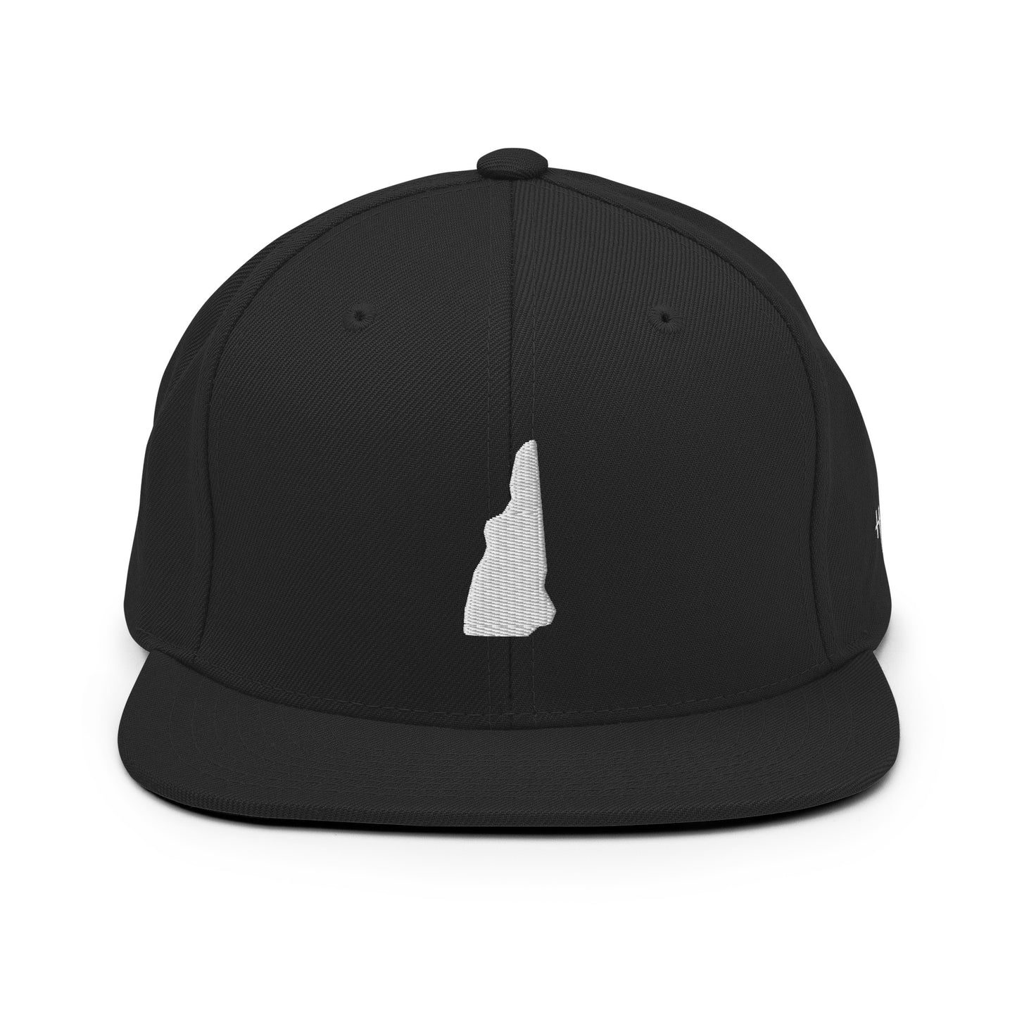 New Hampshire State Silhouette 6 Panel Snapback Hat