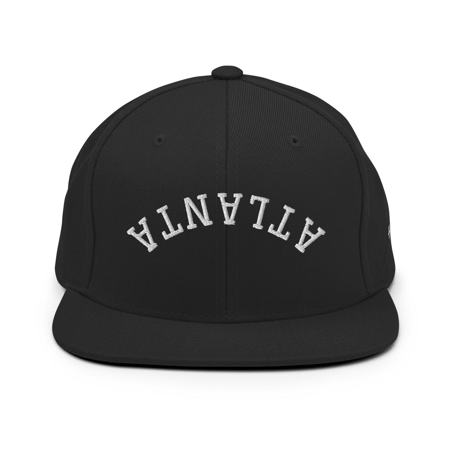 Atlanta Upside Down Arch 6 Panel Snapback Hat