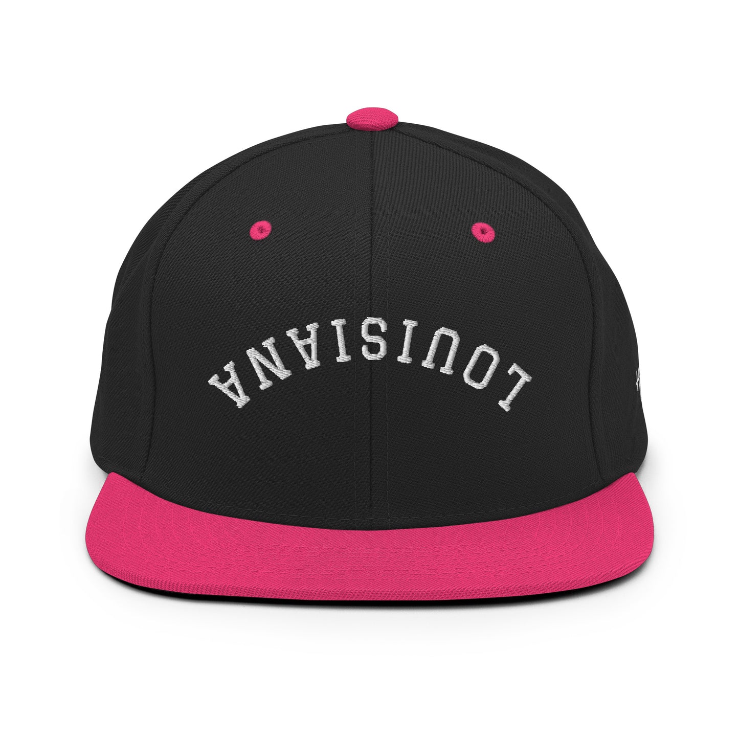Louisiana Upside Down Arch 6 Panel Snapback Hat
