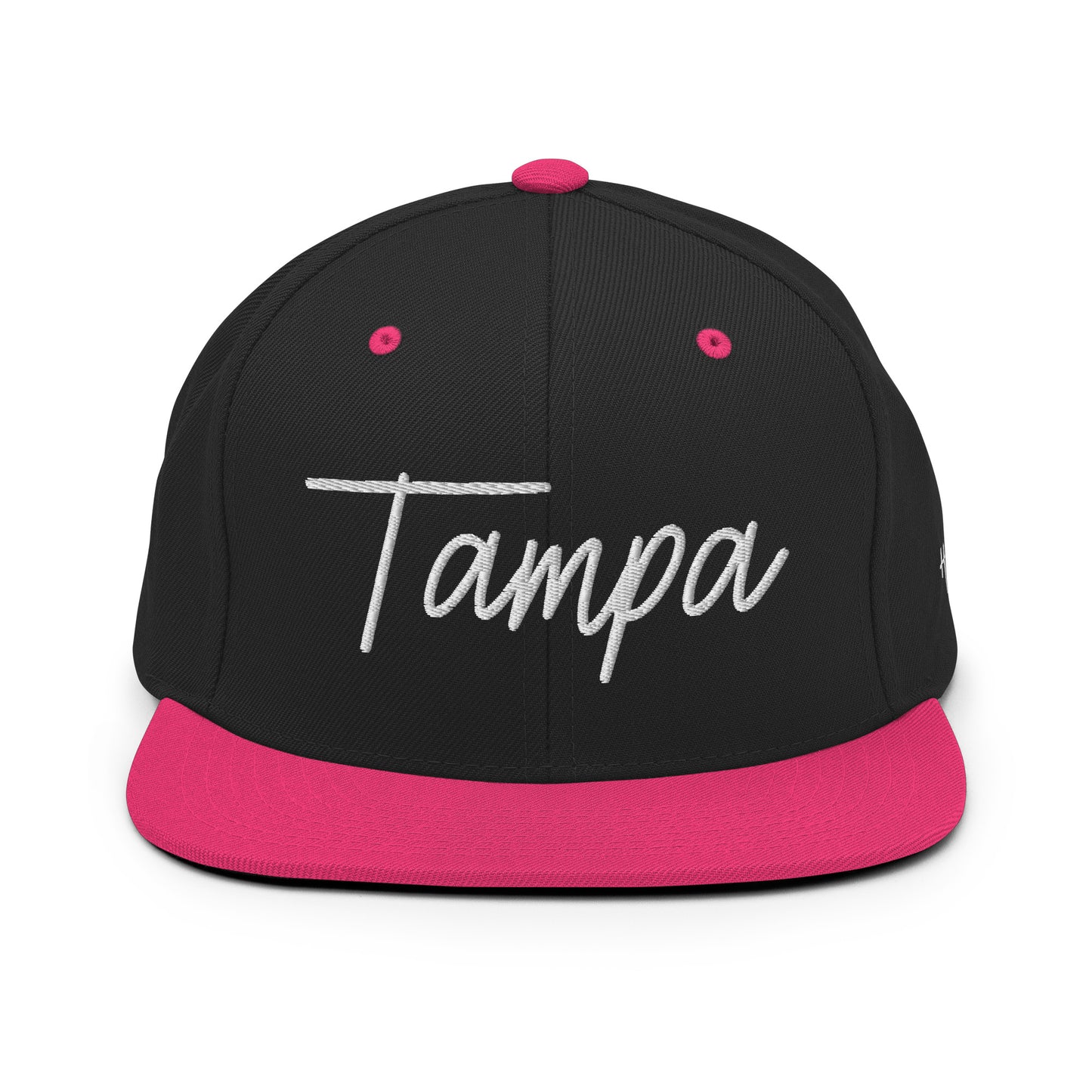 Tampa Retro Script 6 Panel Snapback Hat