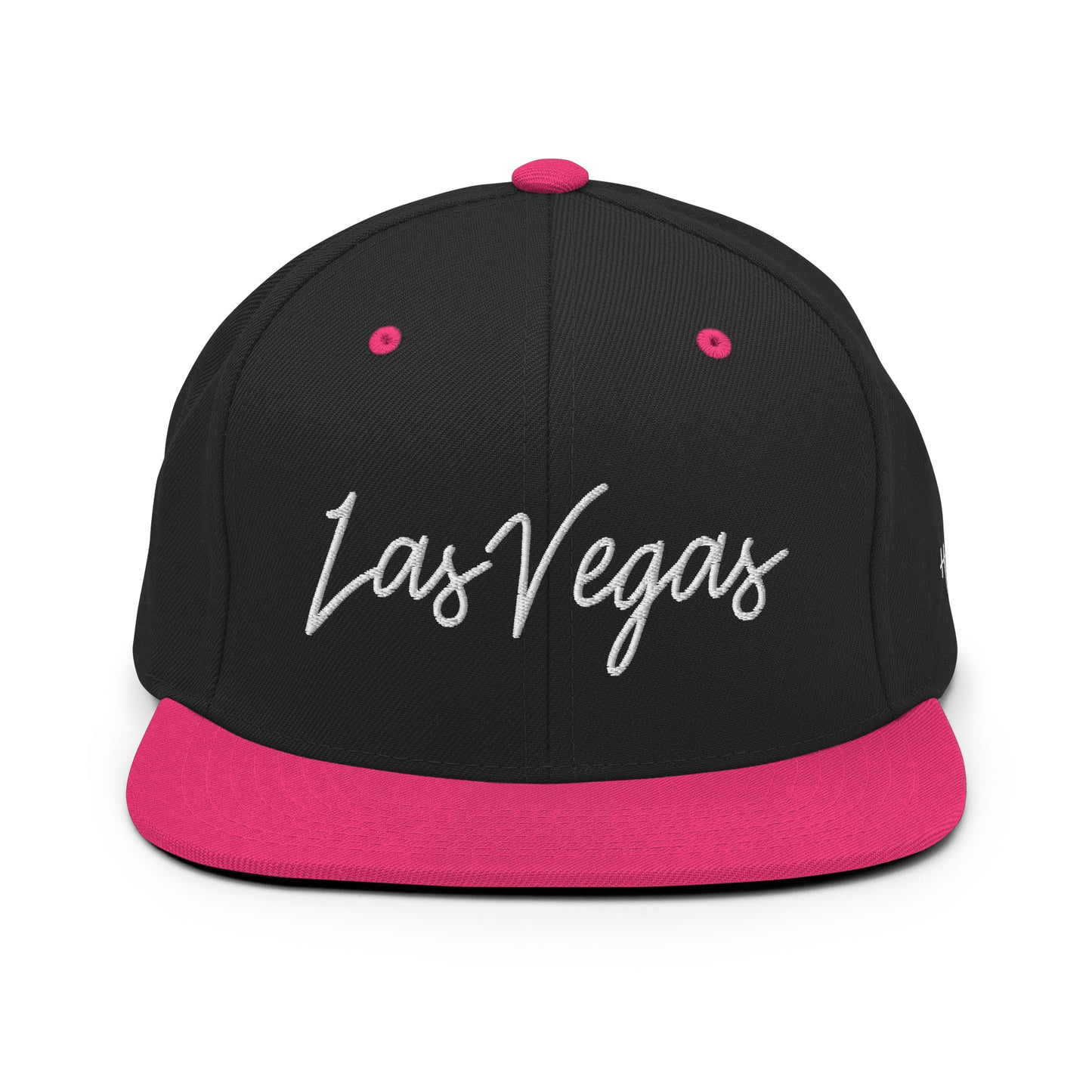 Las Vegas Retro Script 6 Panel Snapback Hat