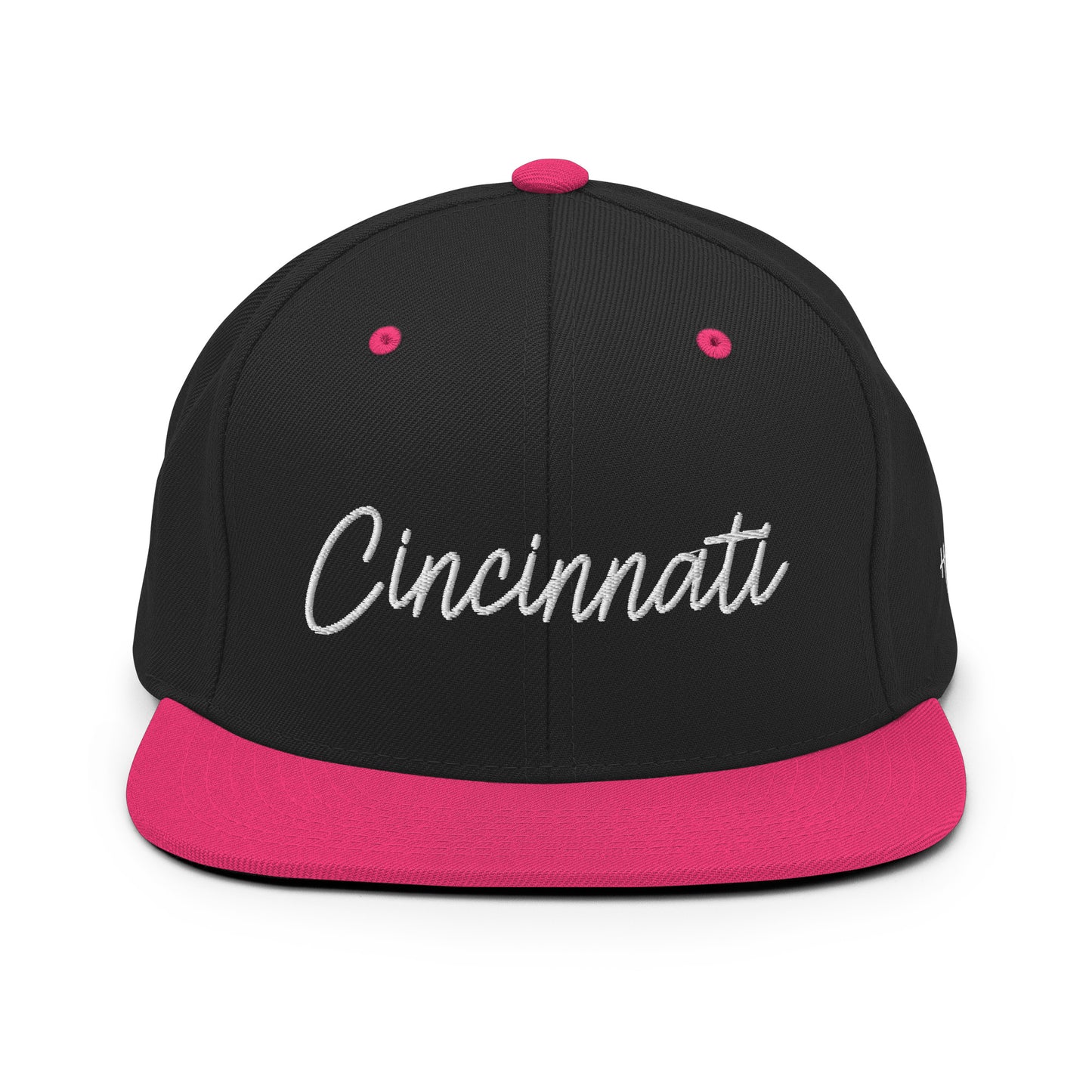 Cincinnati Retro Script 6 Panel Snapback Hat