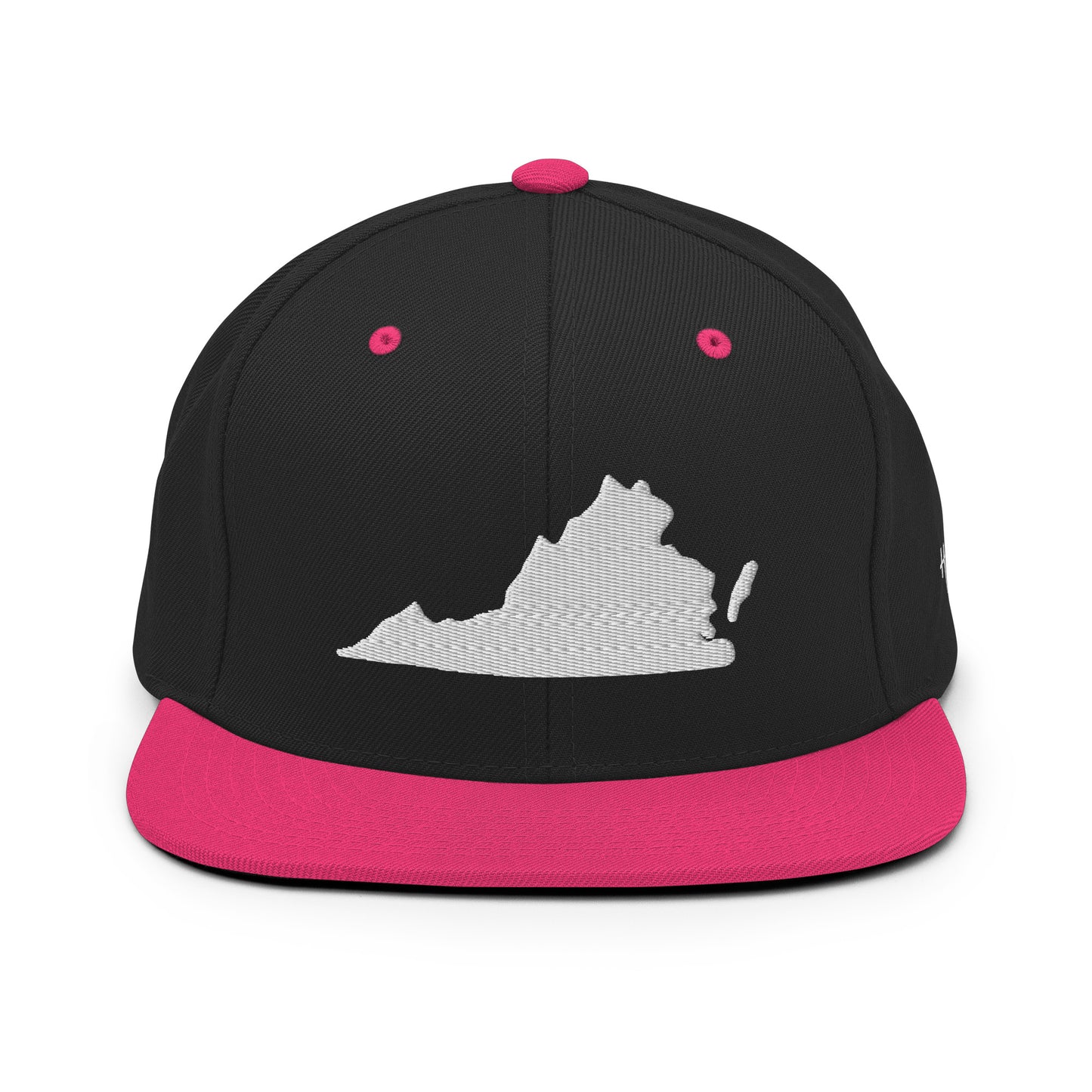 Virginia State Silhouette 6 Panel Snapback Hat