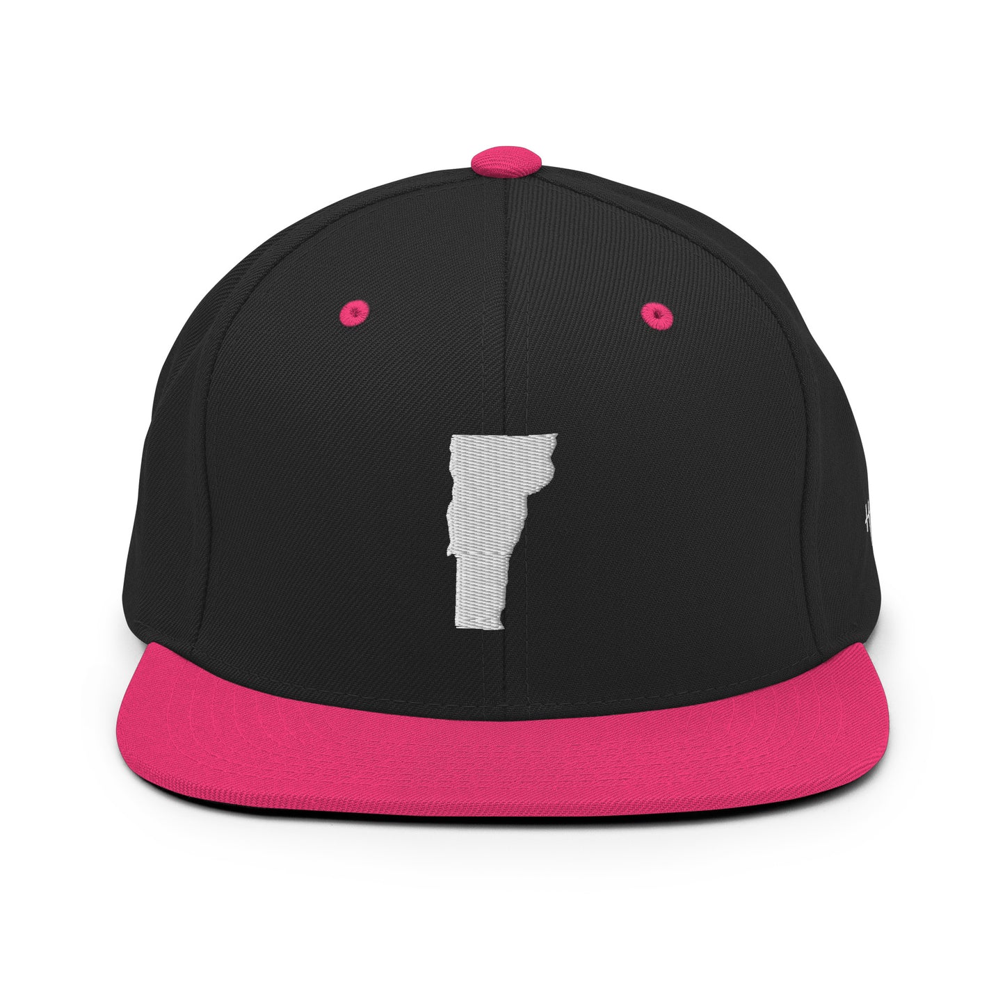 Vermont State Silhouette 6 Panel Snapback Hat