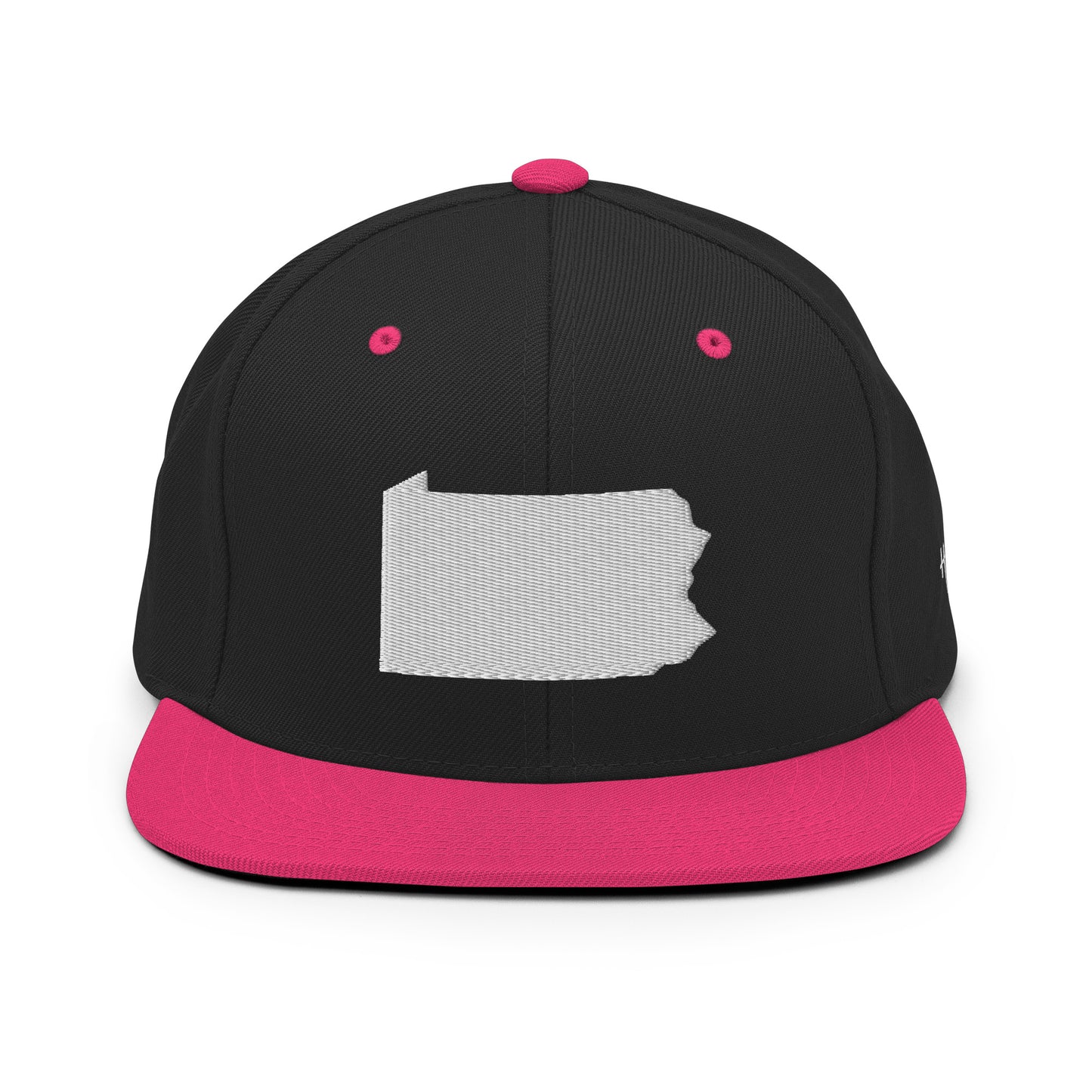 Pennsylvania State Silhouette 6 Panel Snapback Hat
