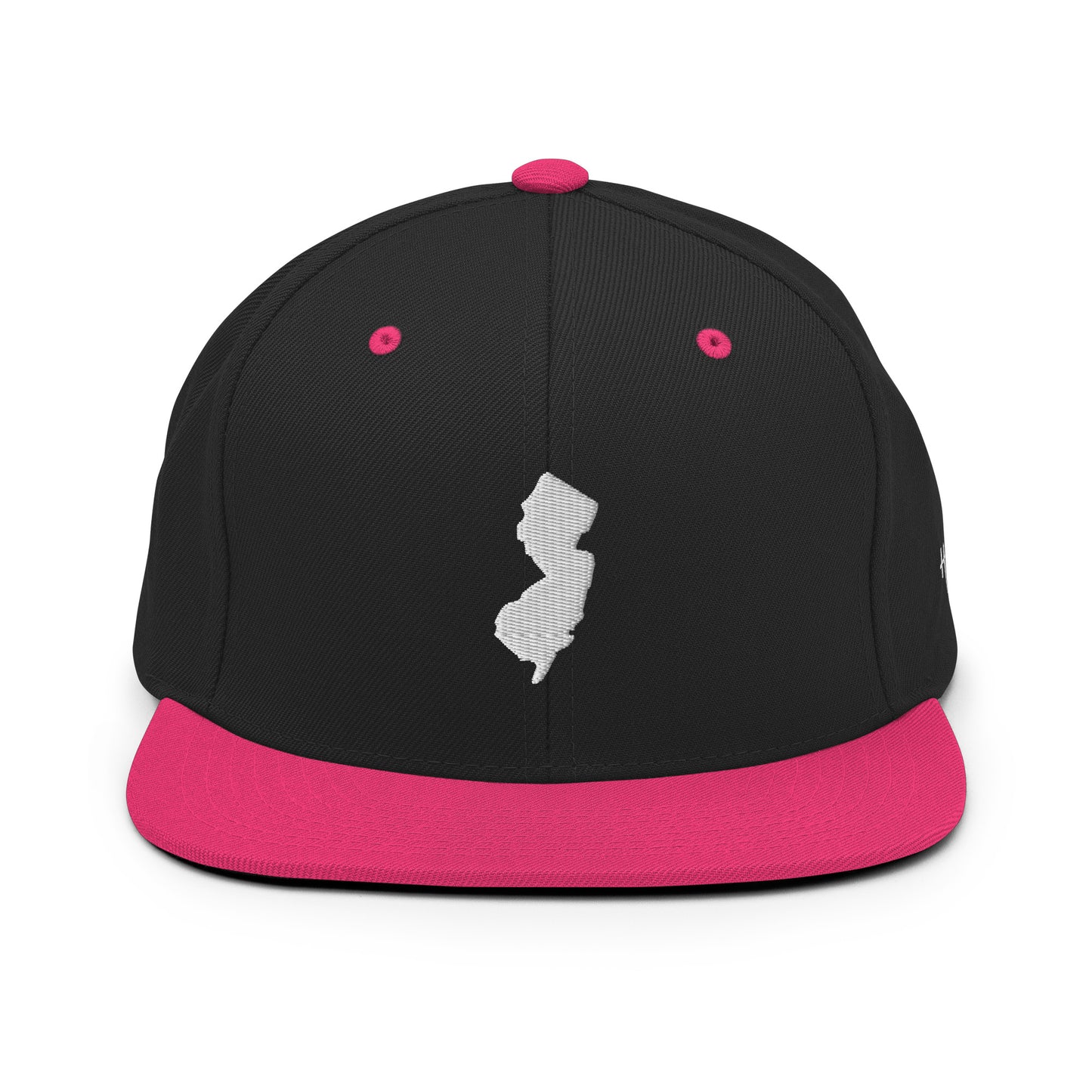 New Jersey State Silhouette 6 Panel Snapback Hat