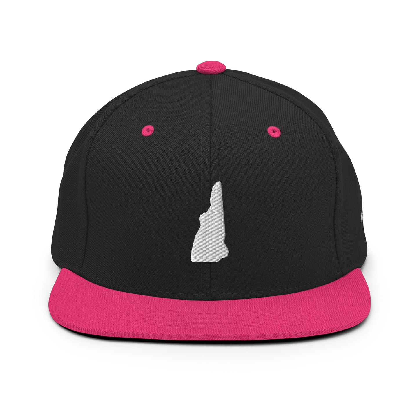 New Hampshire State Silhouette 6 Panel Snapback Hat