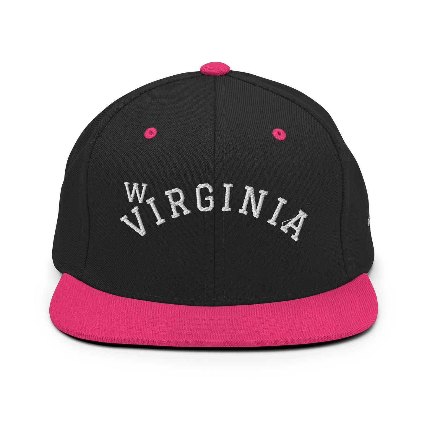 West Virginia Arch 6 Panel Snapback Hat
