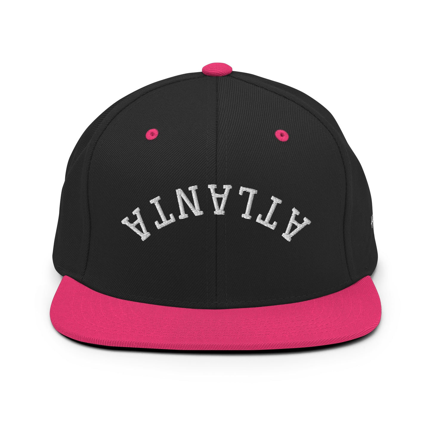 Atlanta Upside Down Arch 6 Panel Snapback Hat
