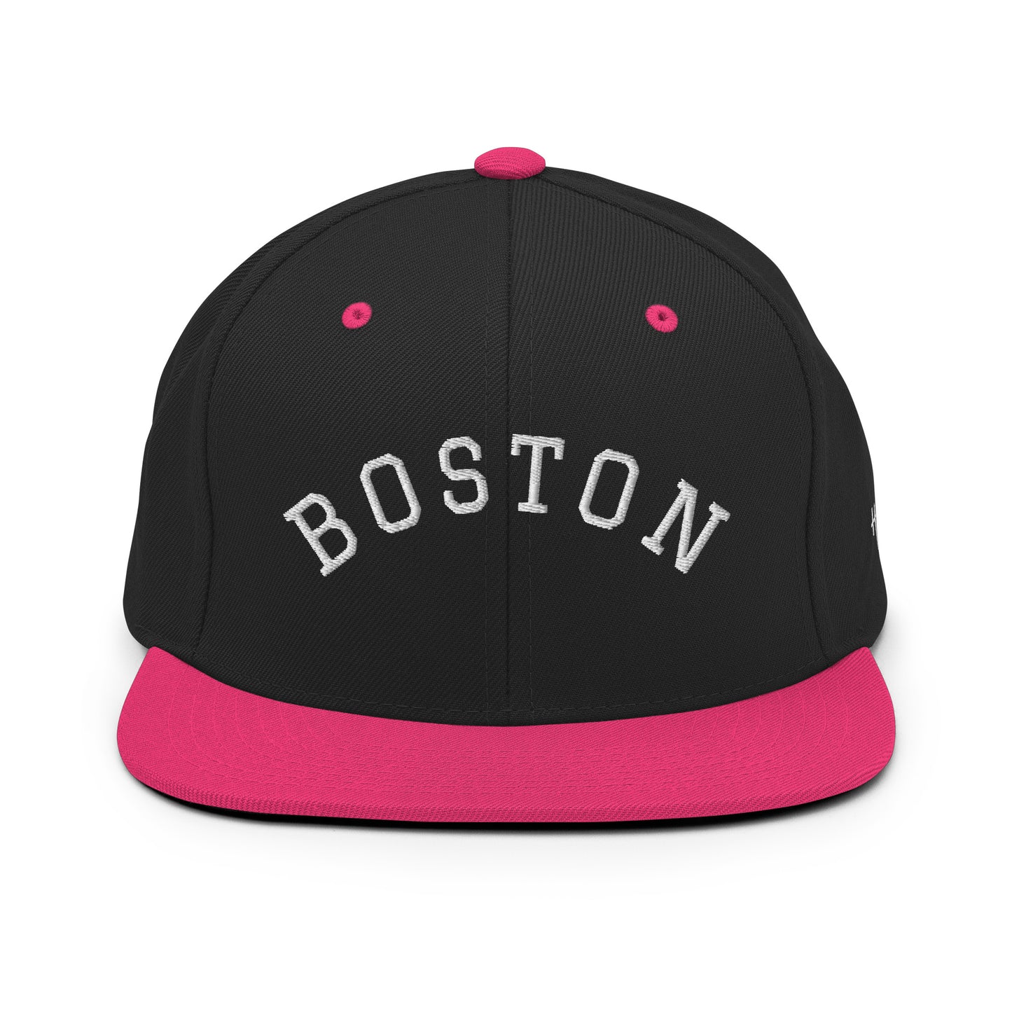 Boston Arch 6 Panel Snapback Hat