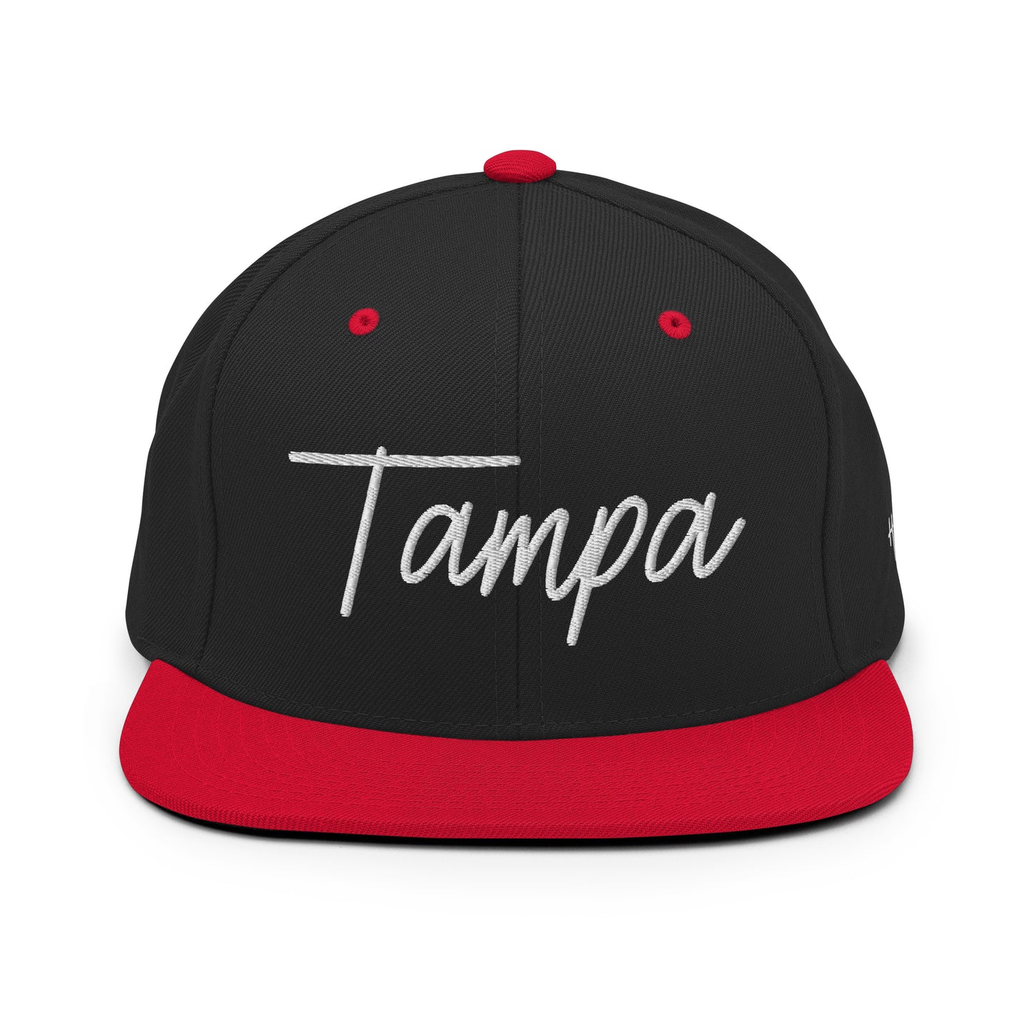 Tampa Retro Script 6 Panel Snapback Hat