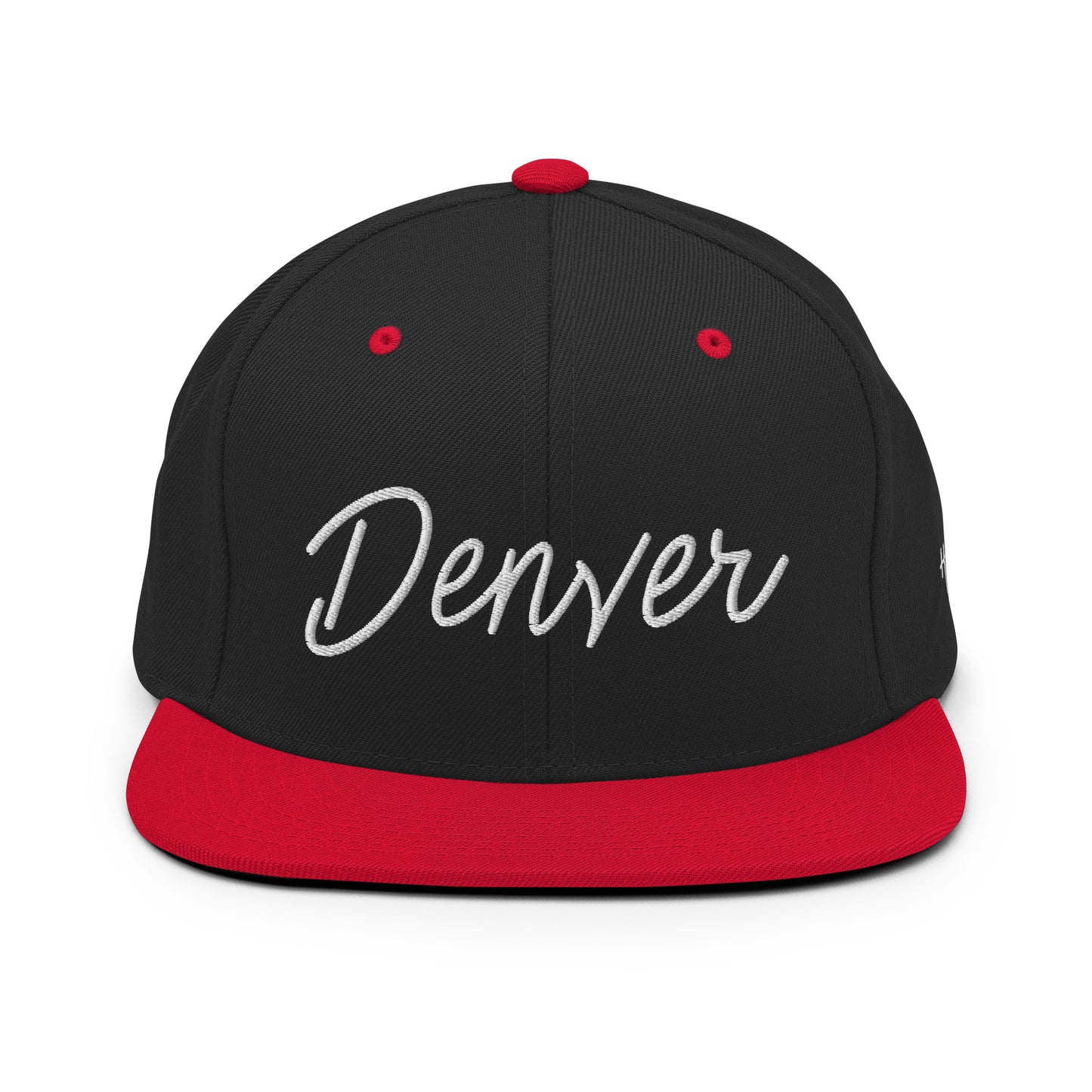 Denver Retro Script 6 Panel Snapback Hat