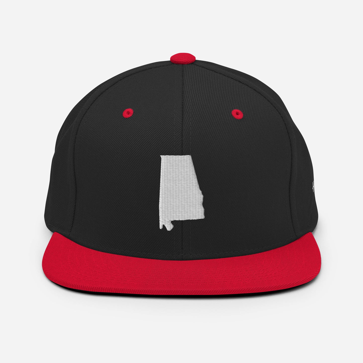 Alabama State Silhouette 6 Panel Snapback Hat