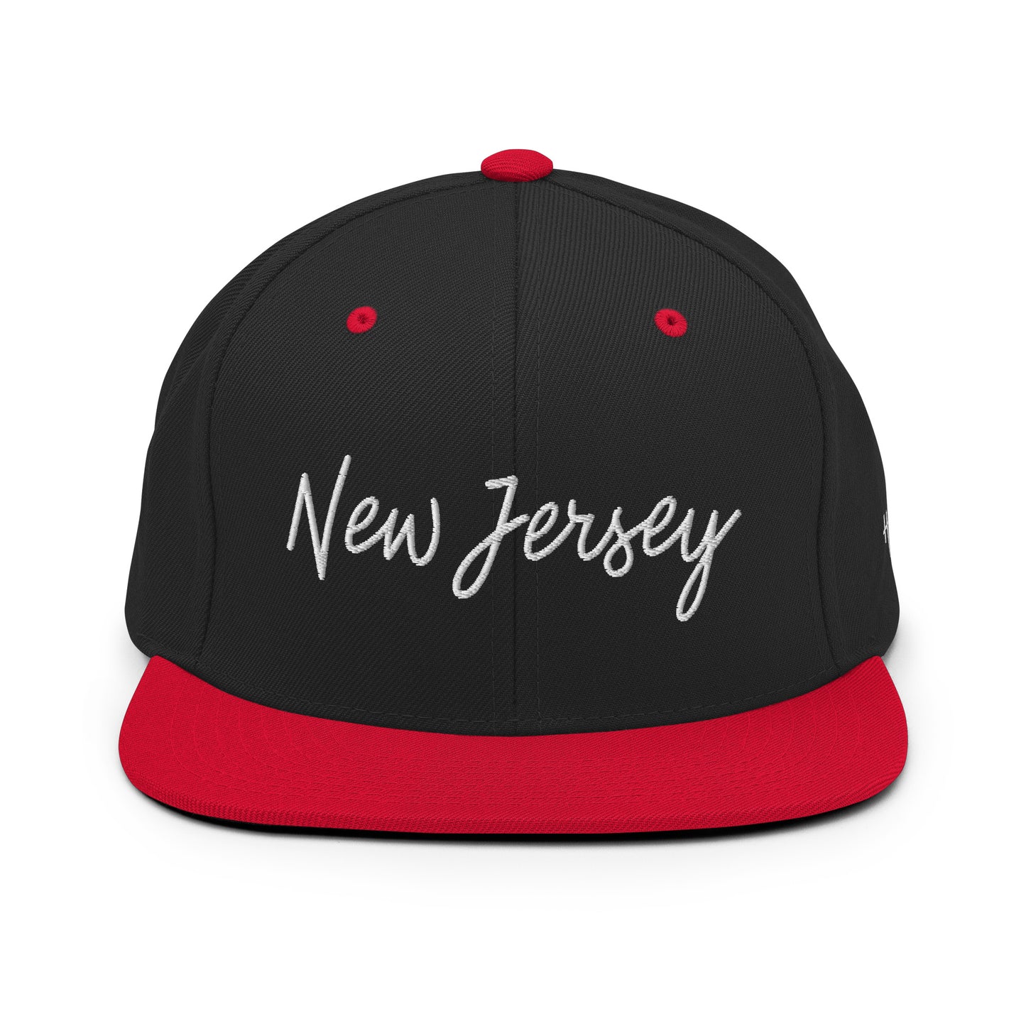 New Jersey Retro Script 6 Panel Snapback Hat