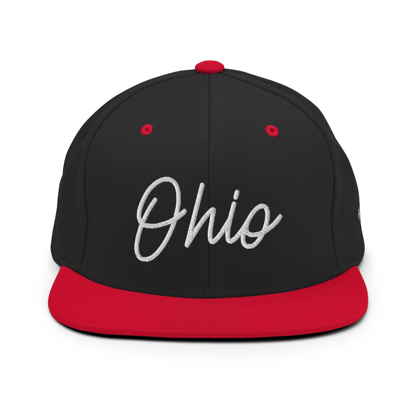 Ohio Retro Script 6 Panel Snapback Hat