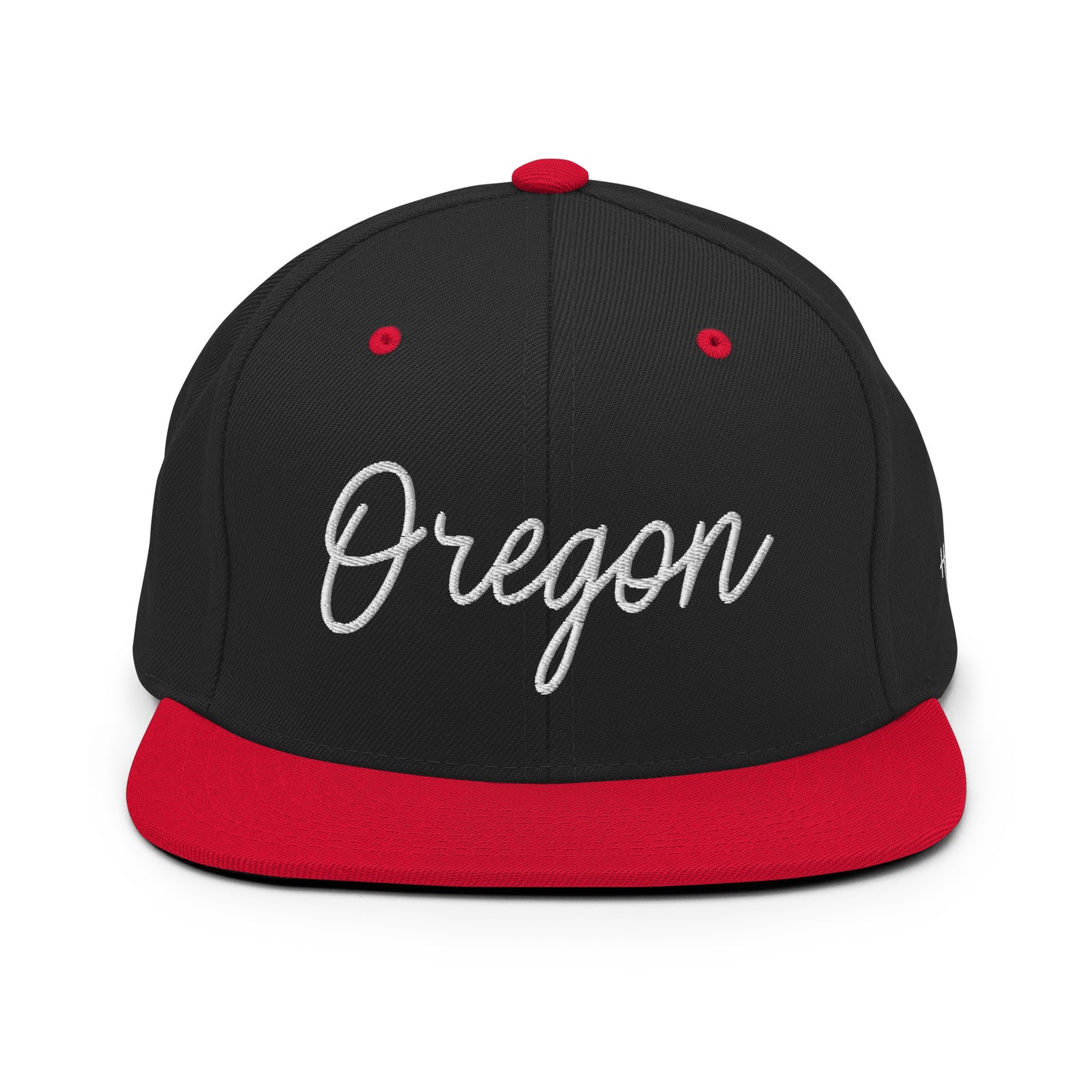 Oregon Retro Script 6 Panel Snapback Hat