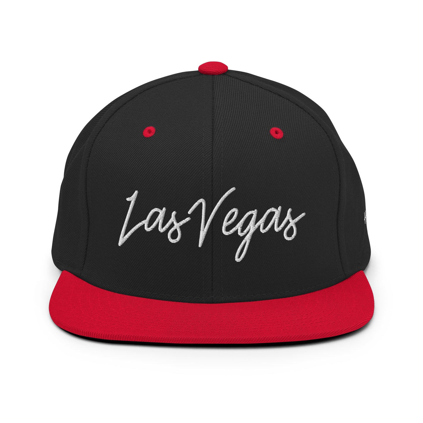 Las Vegas Retro Script 6 Panel Snapback Hat