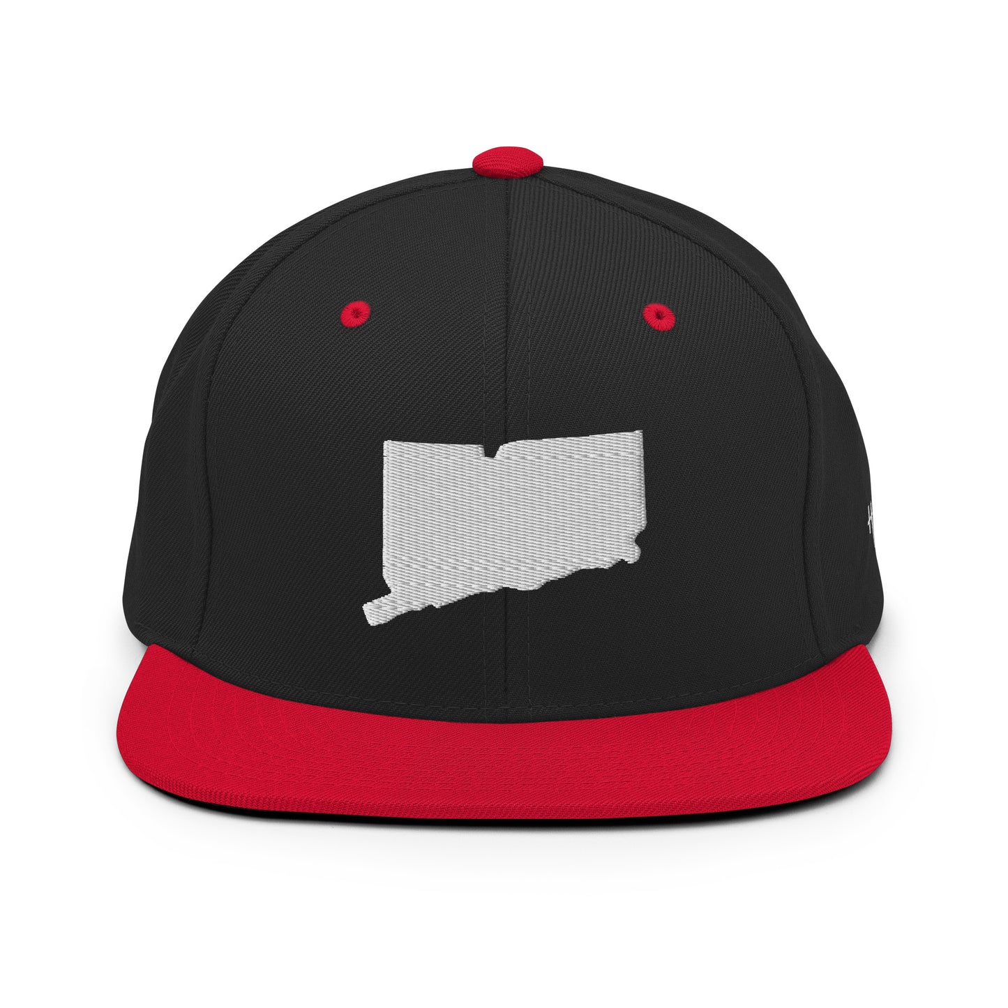 Connecticut State Silhouette 6 Panel Snapback Hat