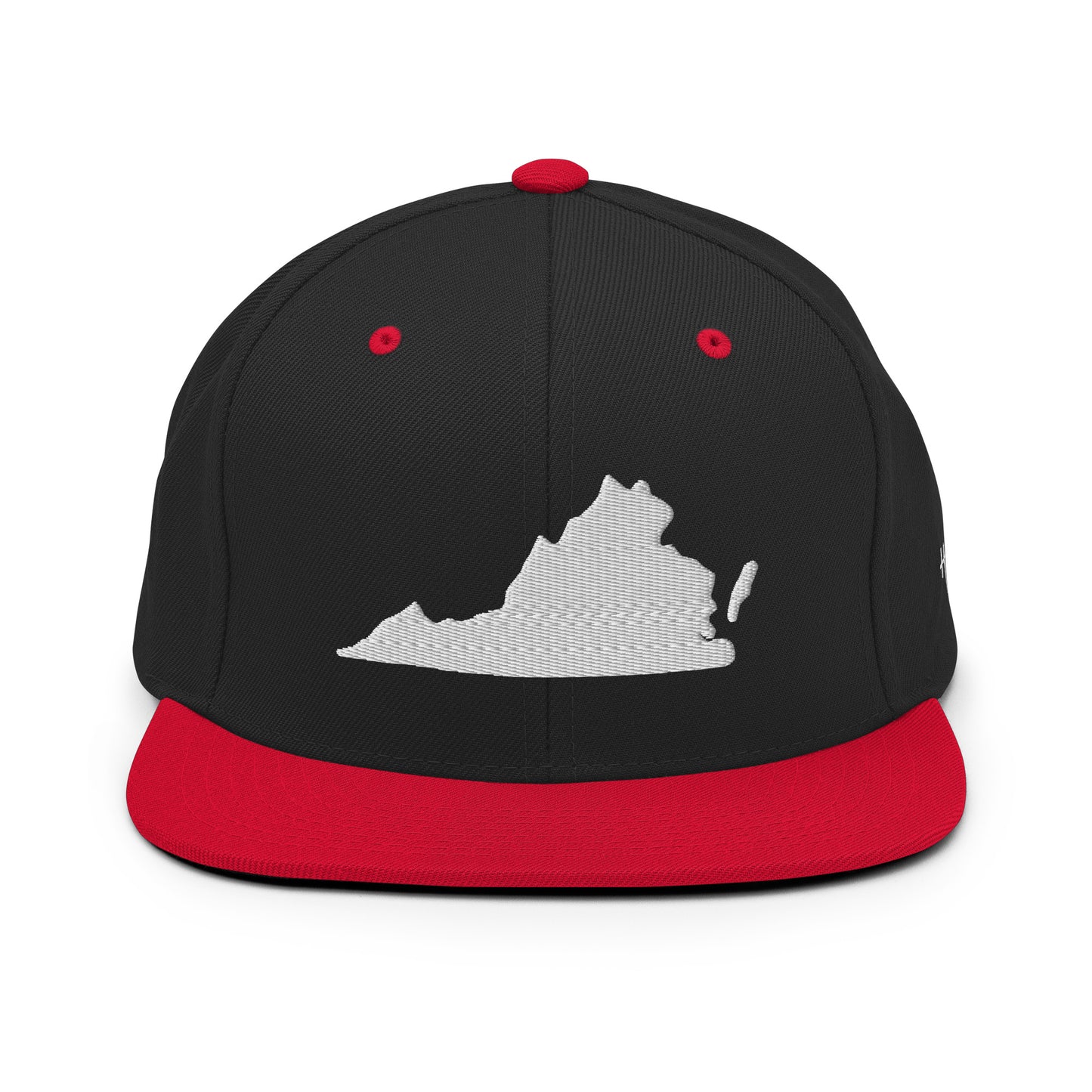 Virginia State Silhouette 6 Panel Snapback Hat