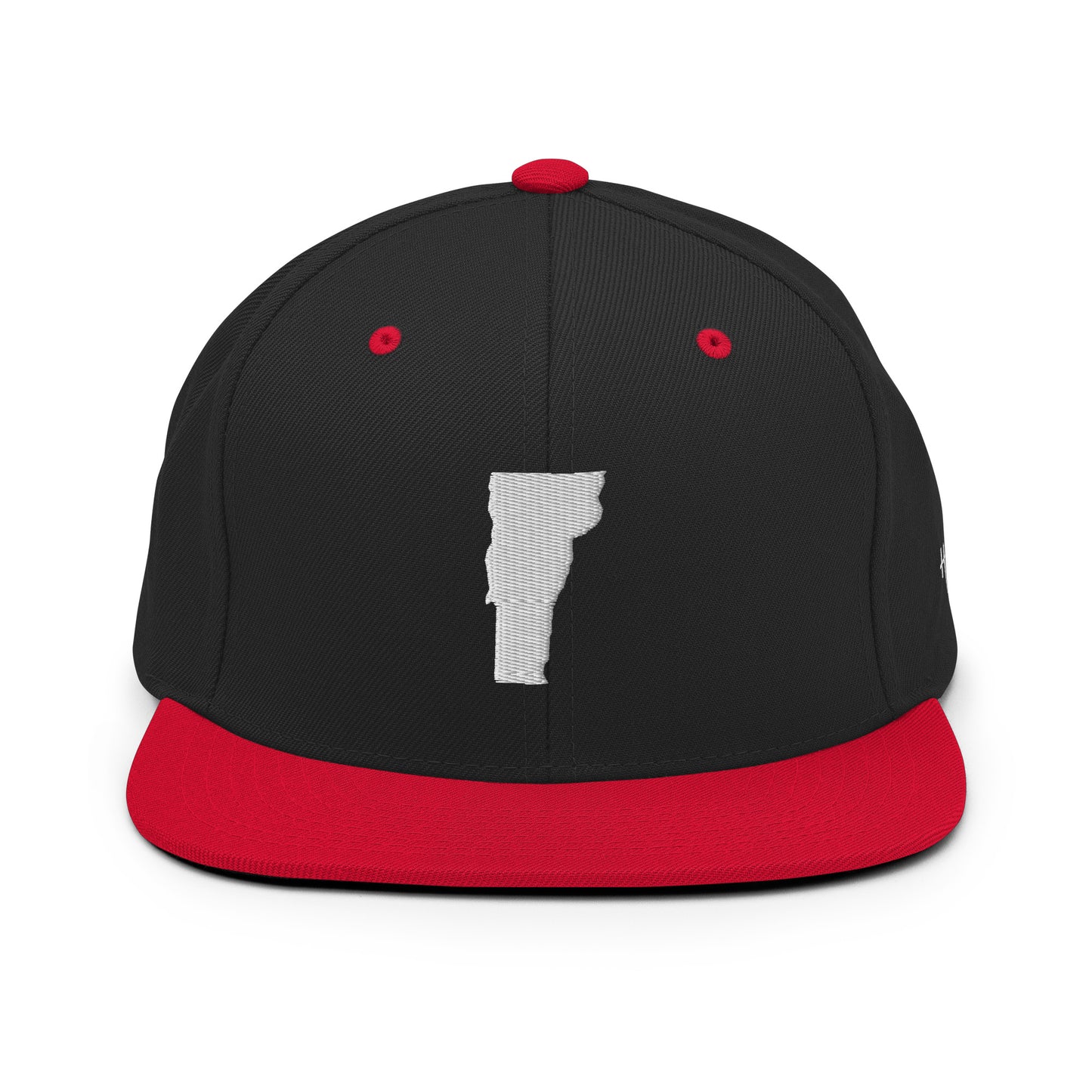 Vermont State Silhouette 6 Panel Snapback Hat