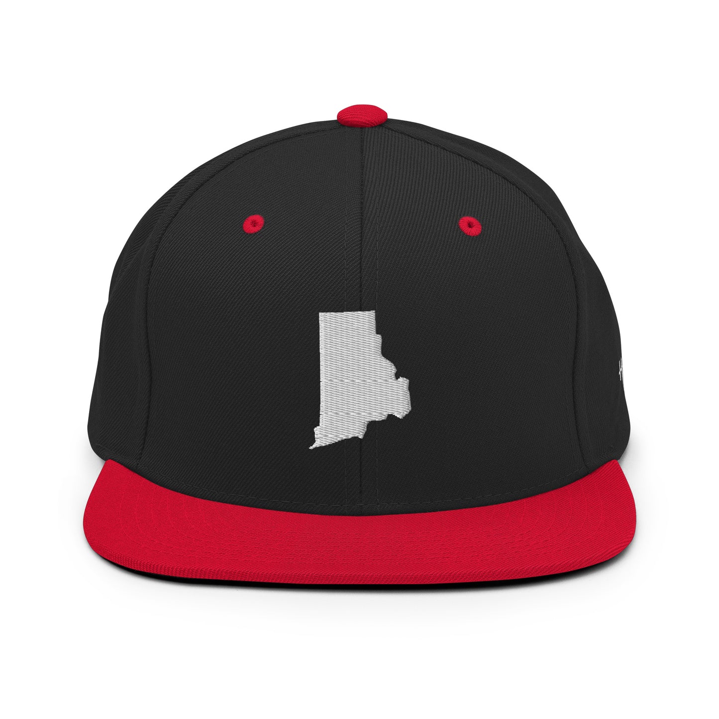 Rhode Island State Silhouette 6 Panel Snapback Hat