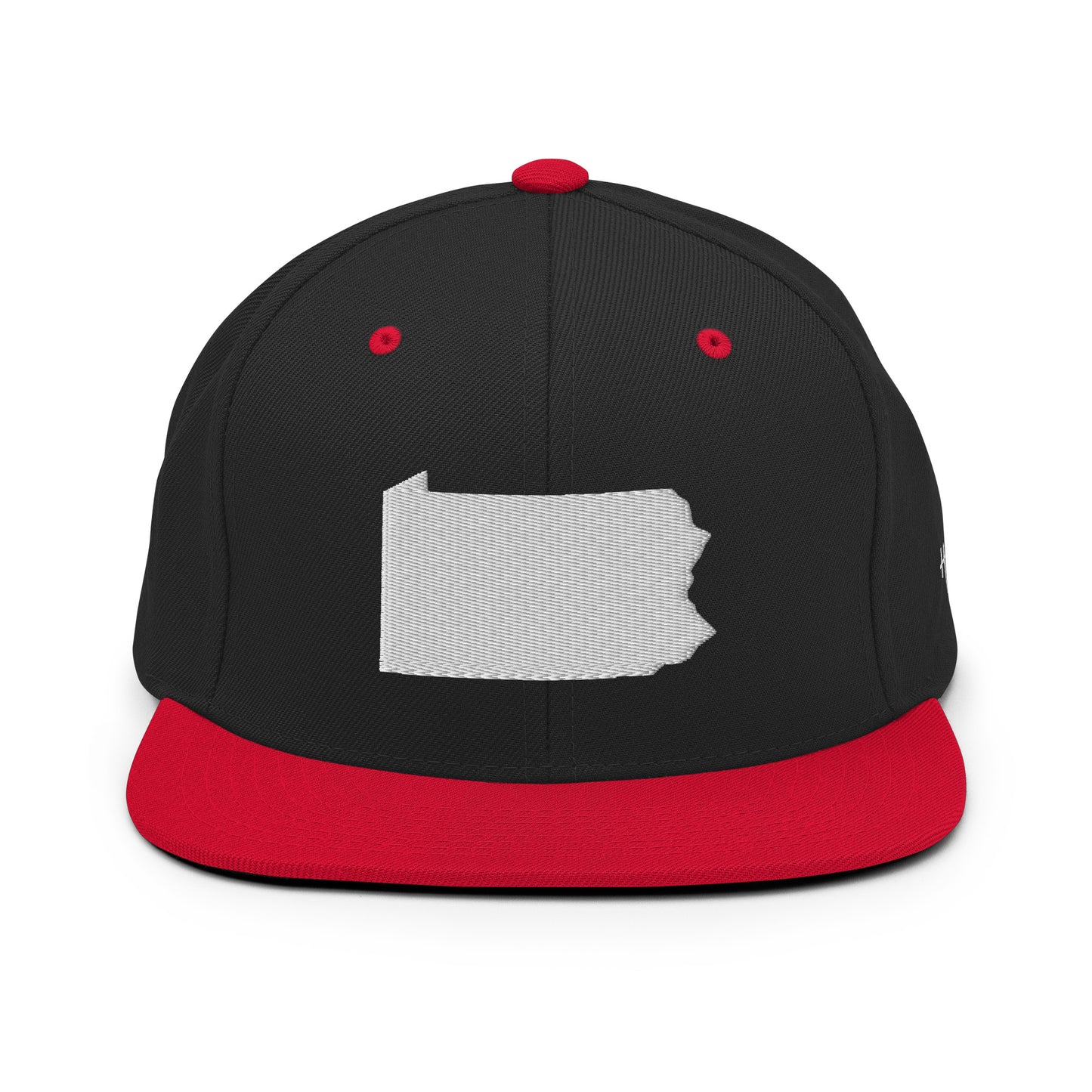 Pennsylvania State Silhouette 6 Panel Snapback Hat