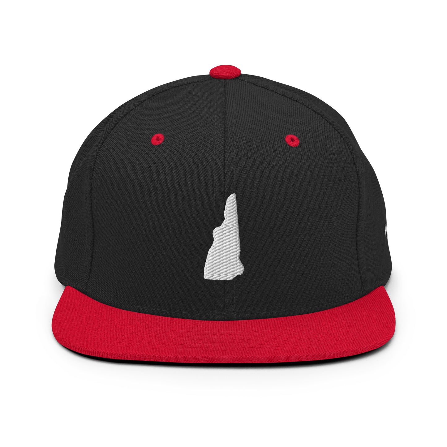New Hampshire State Silhouette 6 Panel Snapback Hat