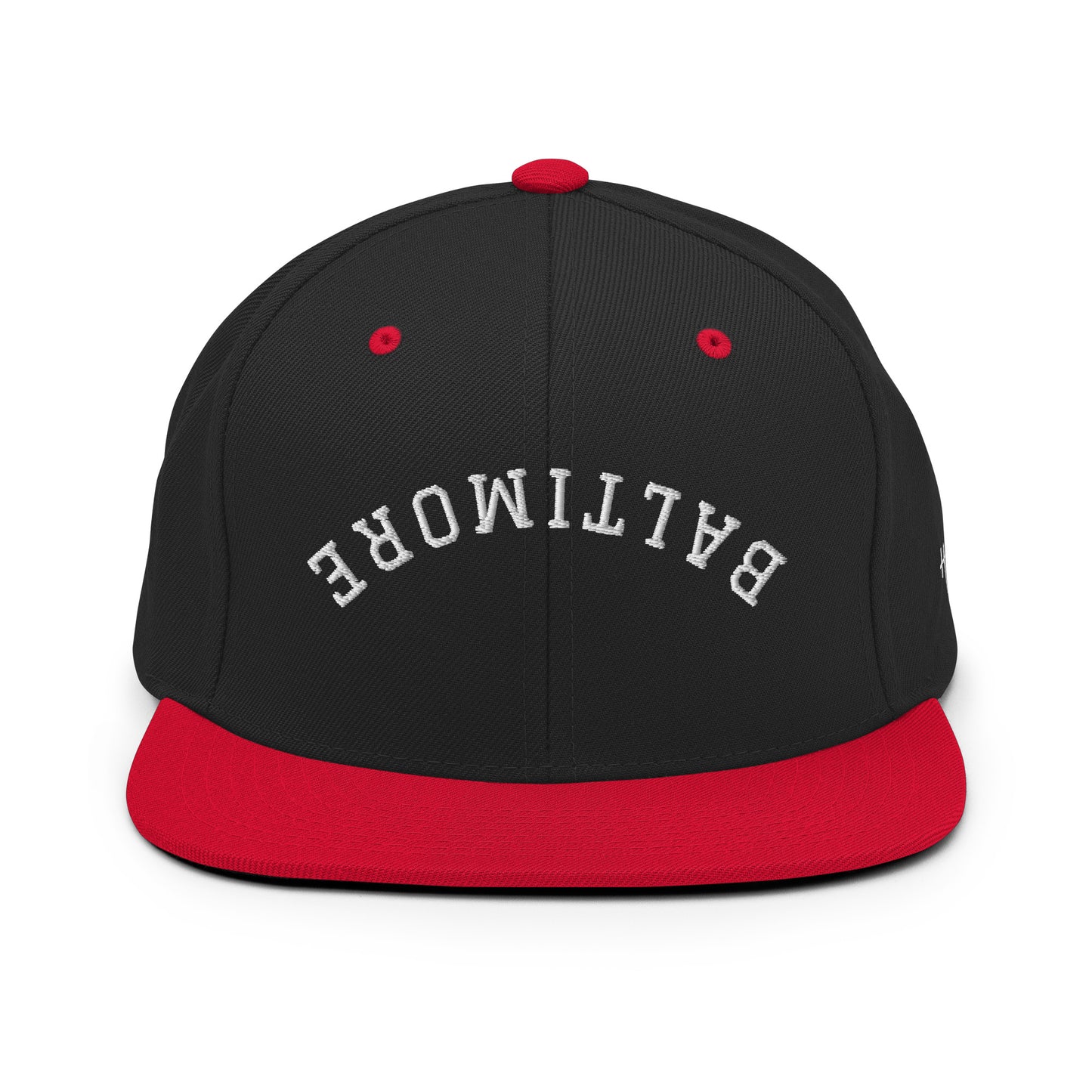 Baltimore Upside Down Arch 6 Panel Snapback Hat