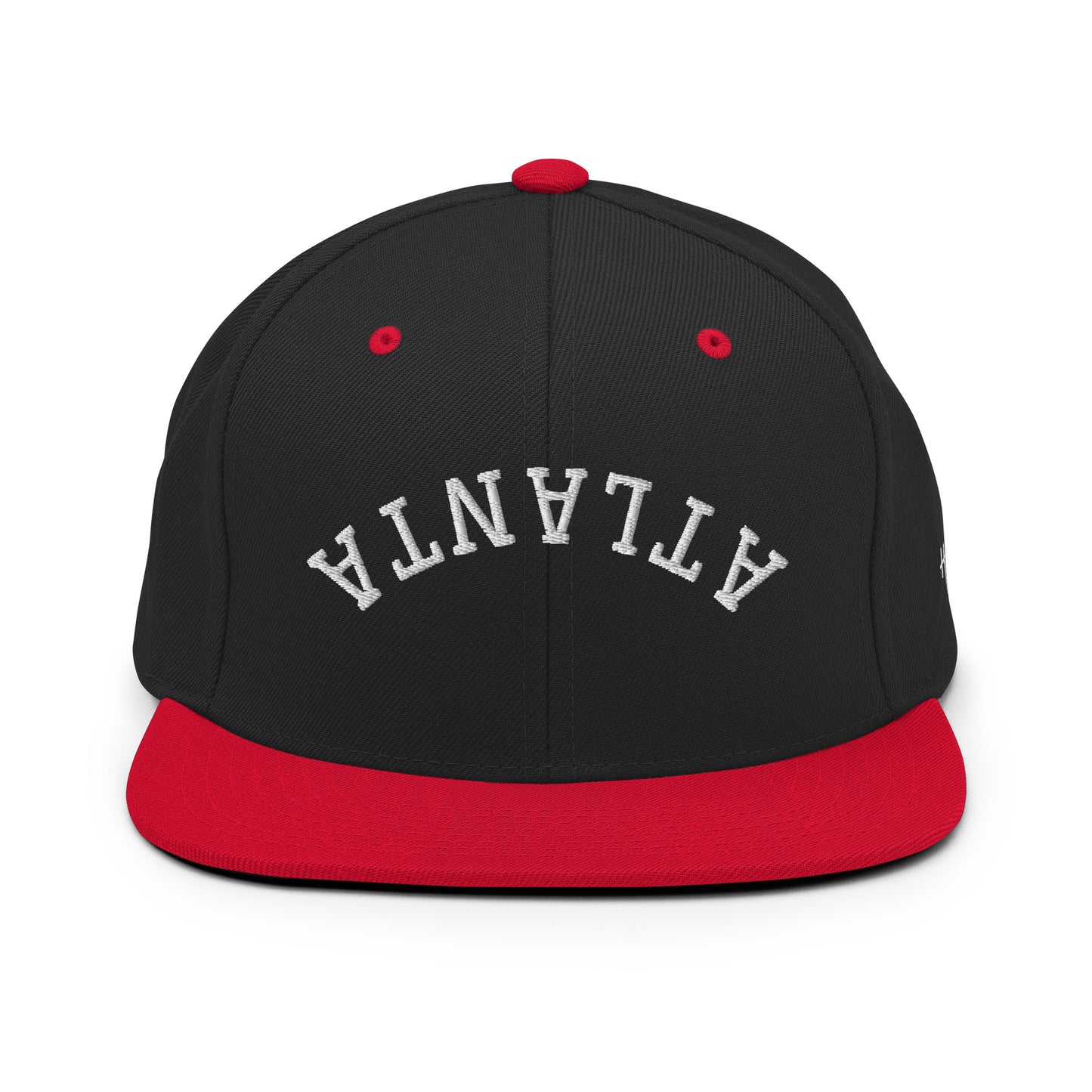 Atlanta Upside Down Arch 6 Panel Snapback Hat