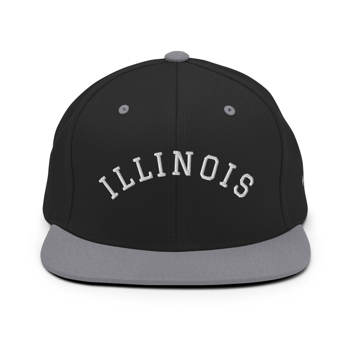Illinois Arch 6 Panel Snapback Hat