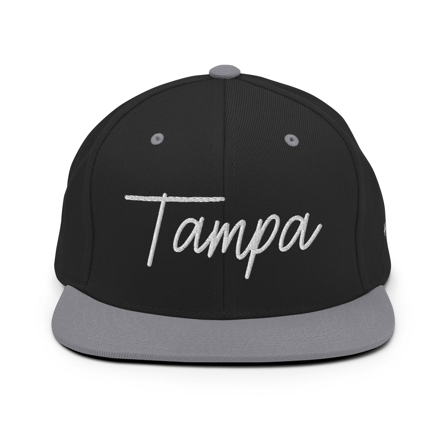 Tampa Retro Script 6 Panel Snapback Hat