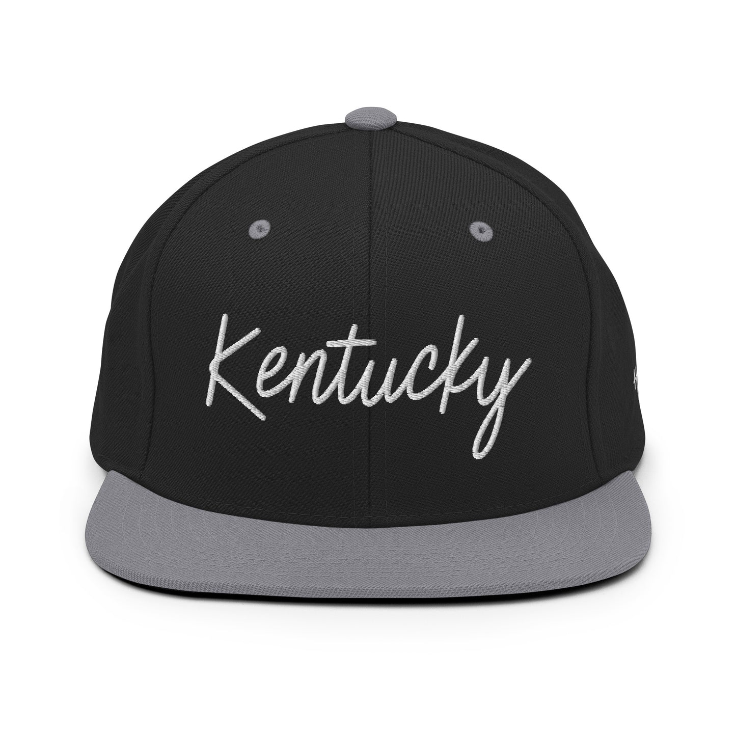 Kentucky Retro Script 6 Panel Snapback Hat