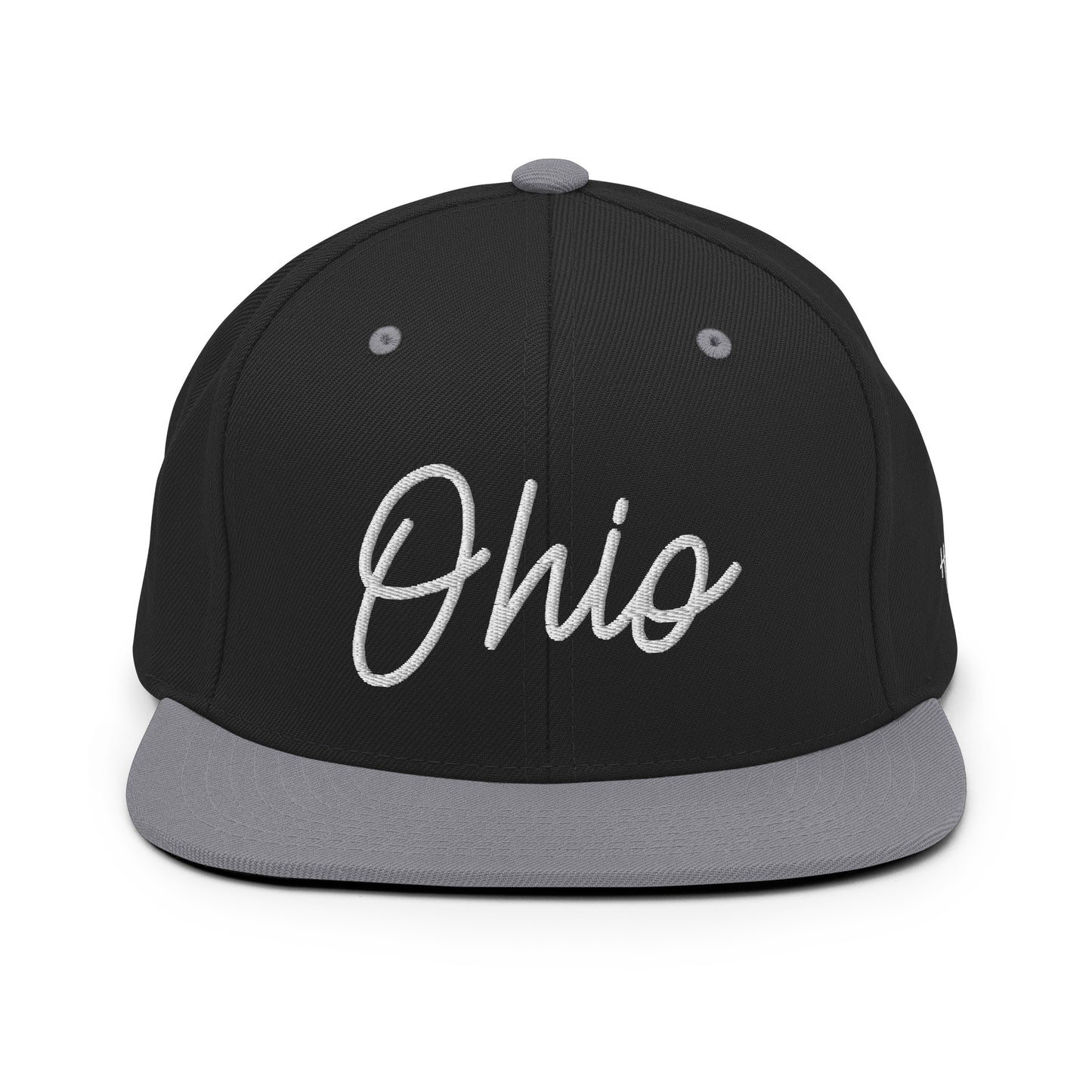 Ohio Retro Script 6 Panel Snapback Hat