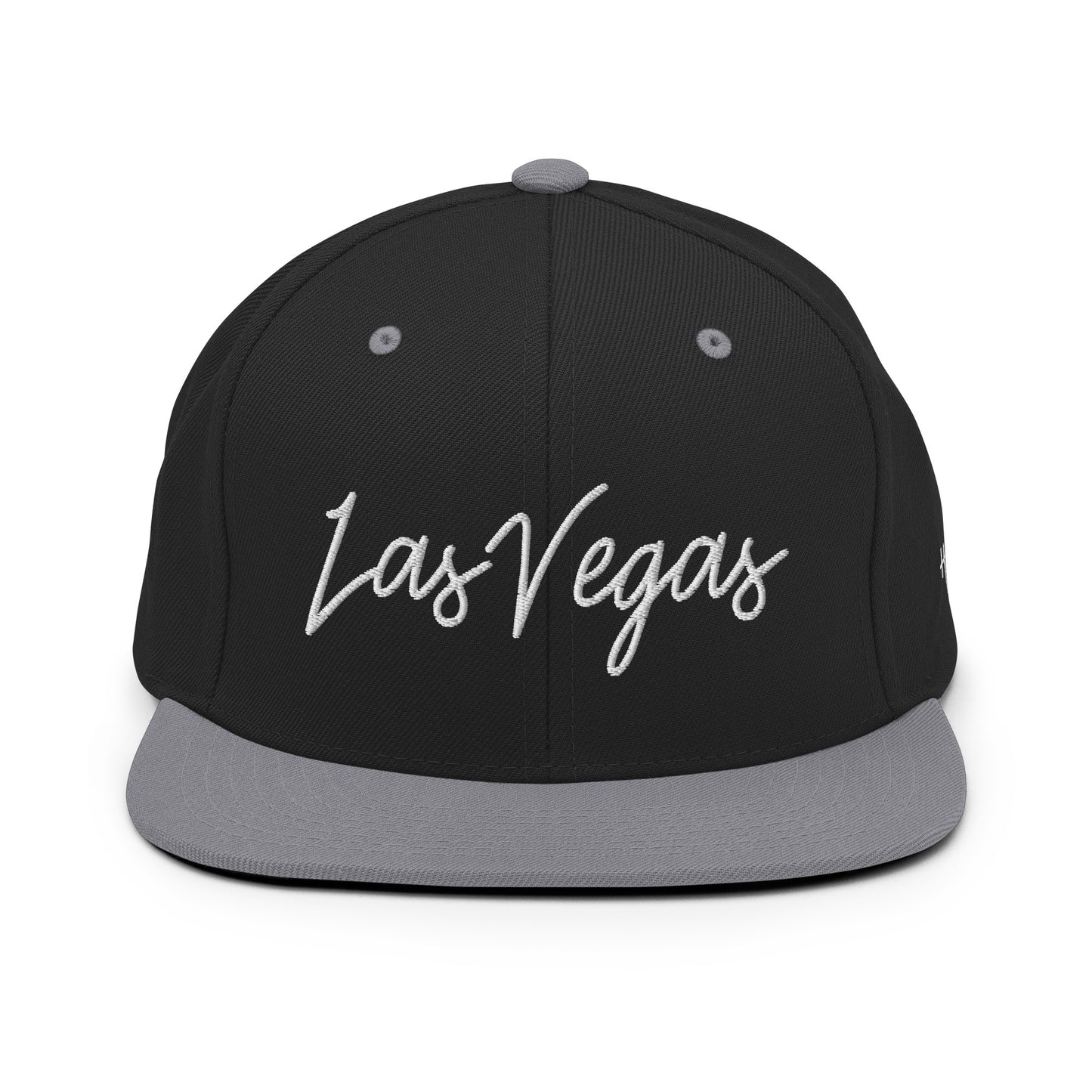 Las Vegas Retro Script 6 Panel Snapback Hat