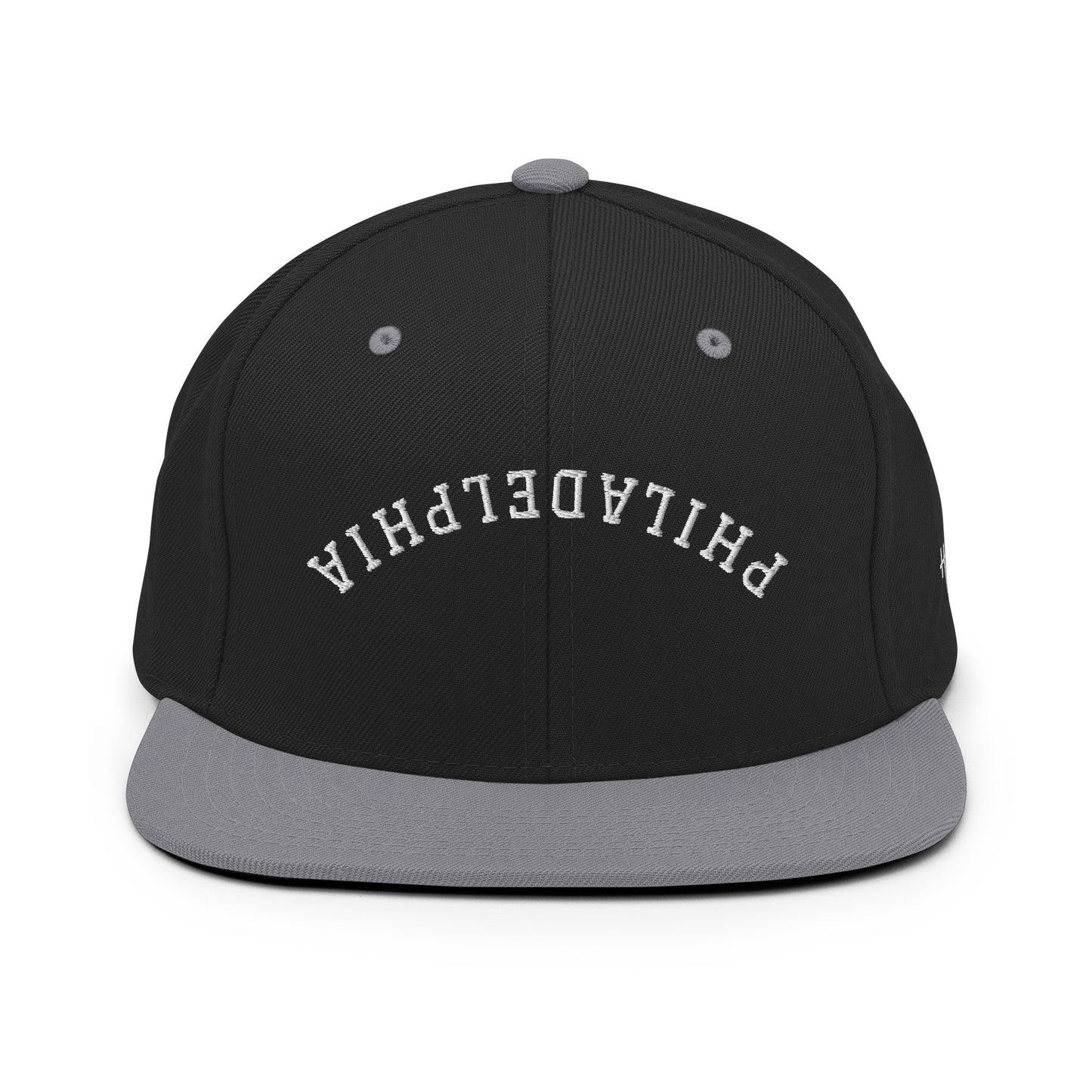 Philadelphia Upside Down Arch 6 Panel Snapback Hat