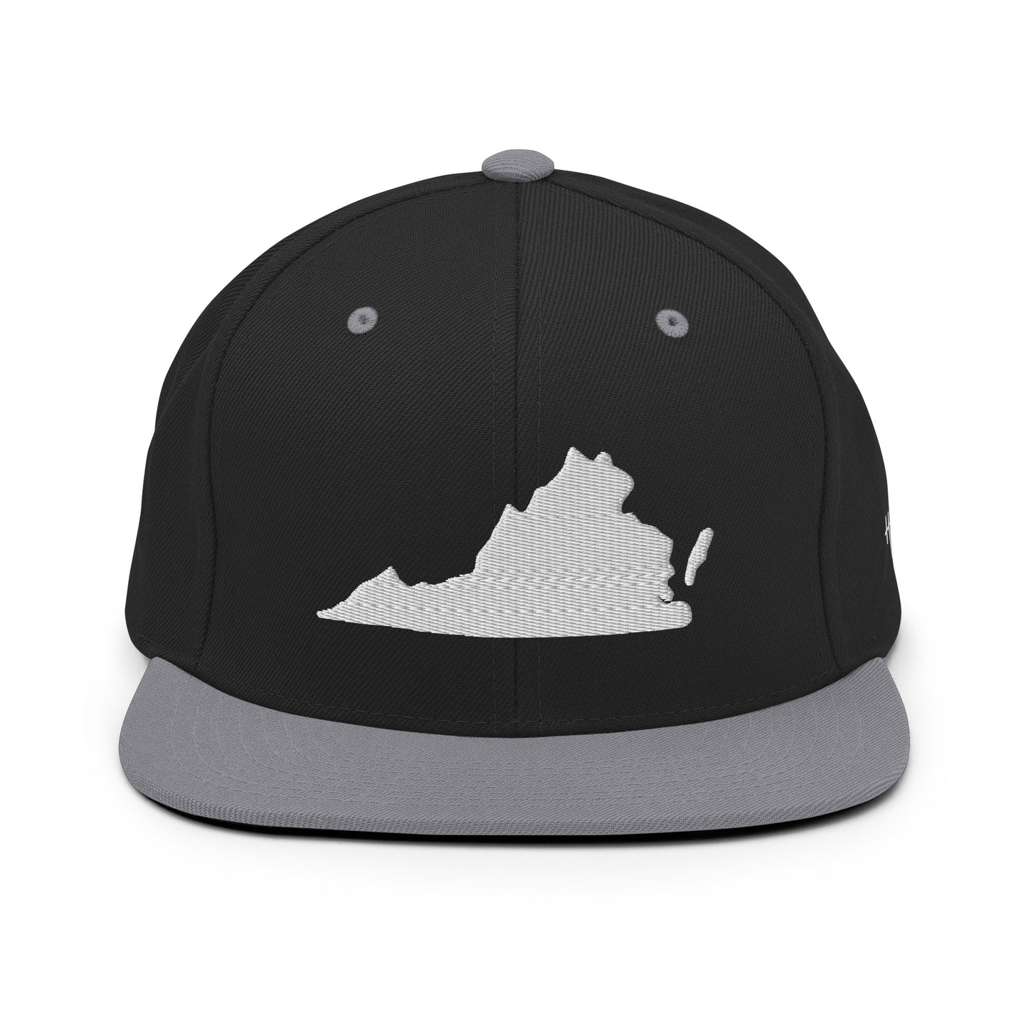 Virginia State Silhouette 6 Panel Snapback Hat