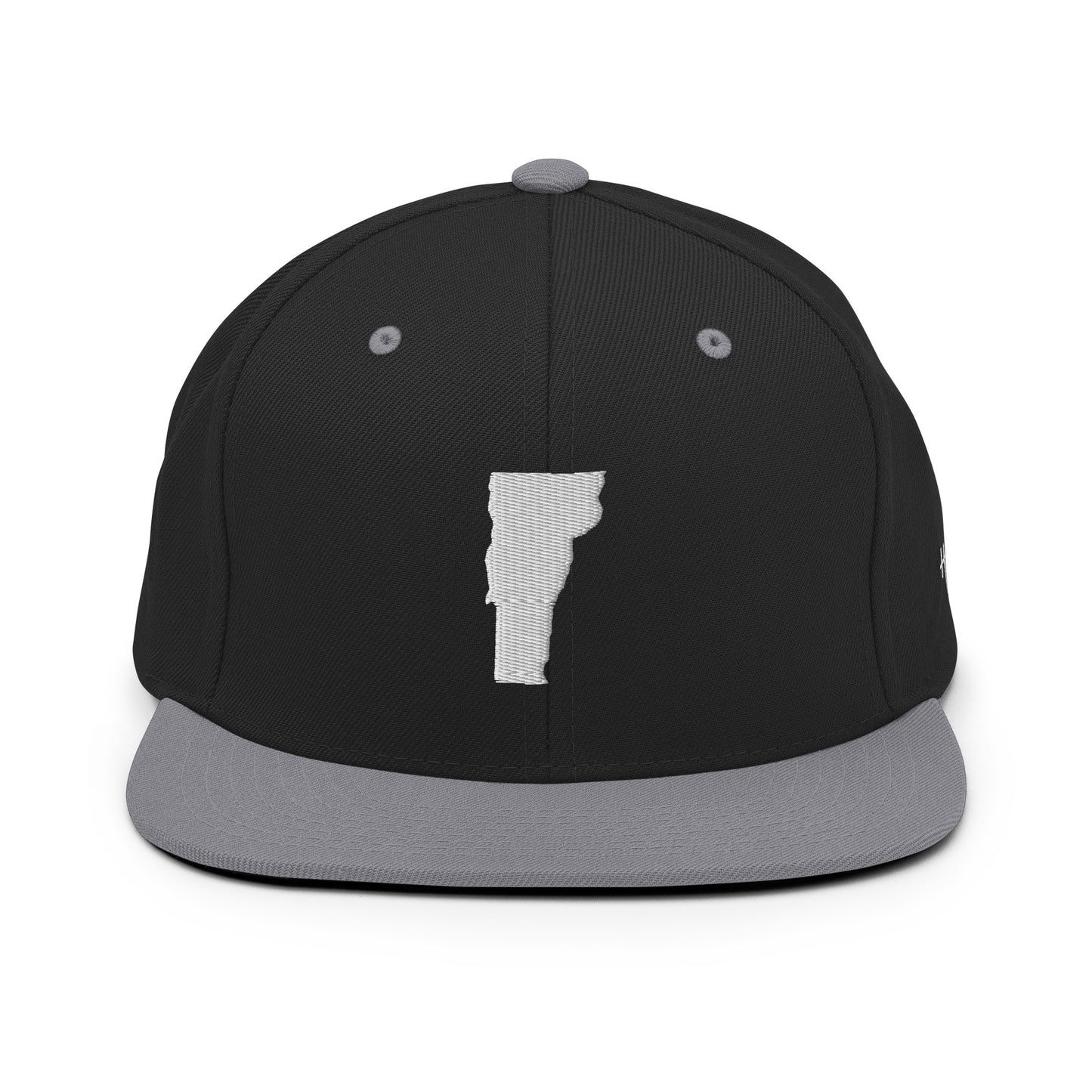 Vermont State Silhouette 6 Panel Snapback Hat